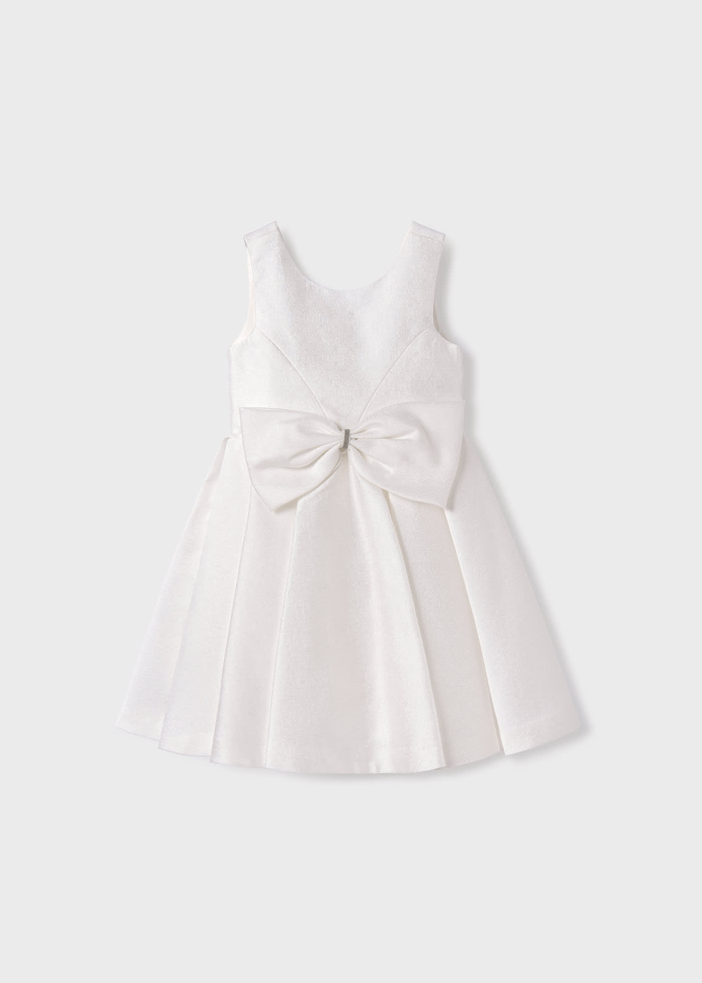 Girl Glitter Dress with Bow