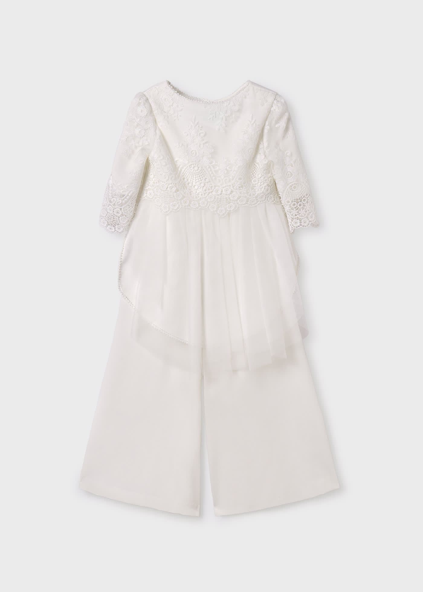 Mono con chaqueta bordada niña