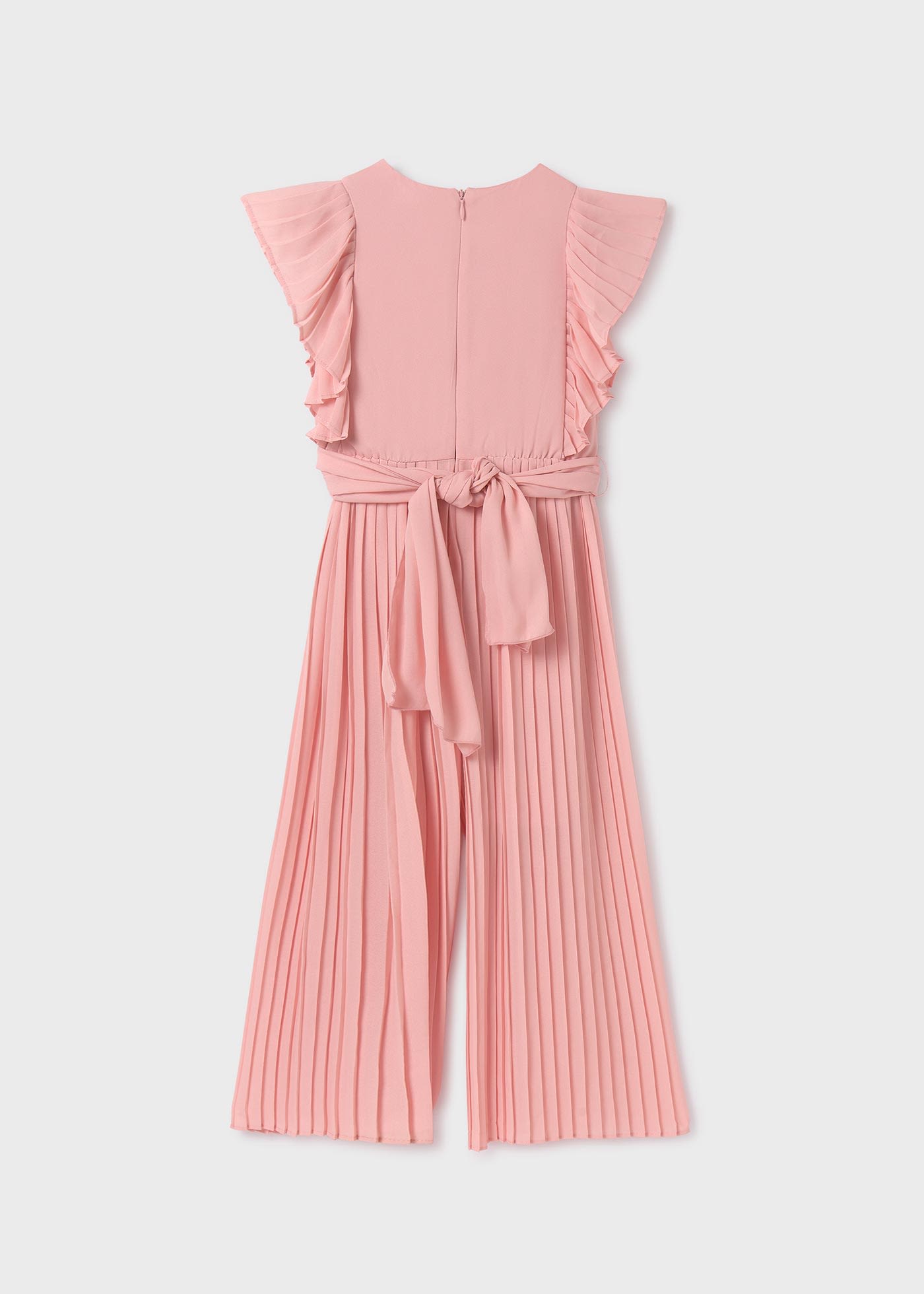 Girl Pleated Chiffon Jumpsuit