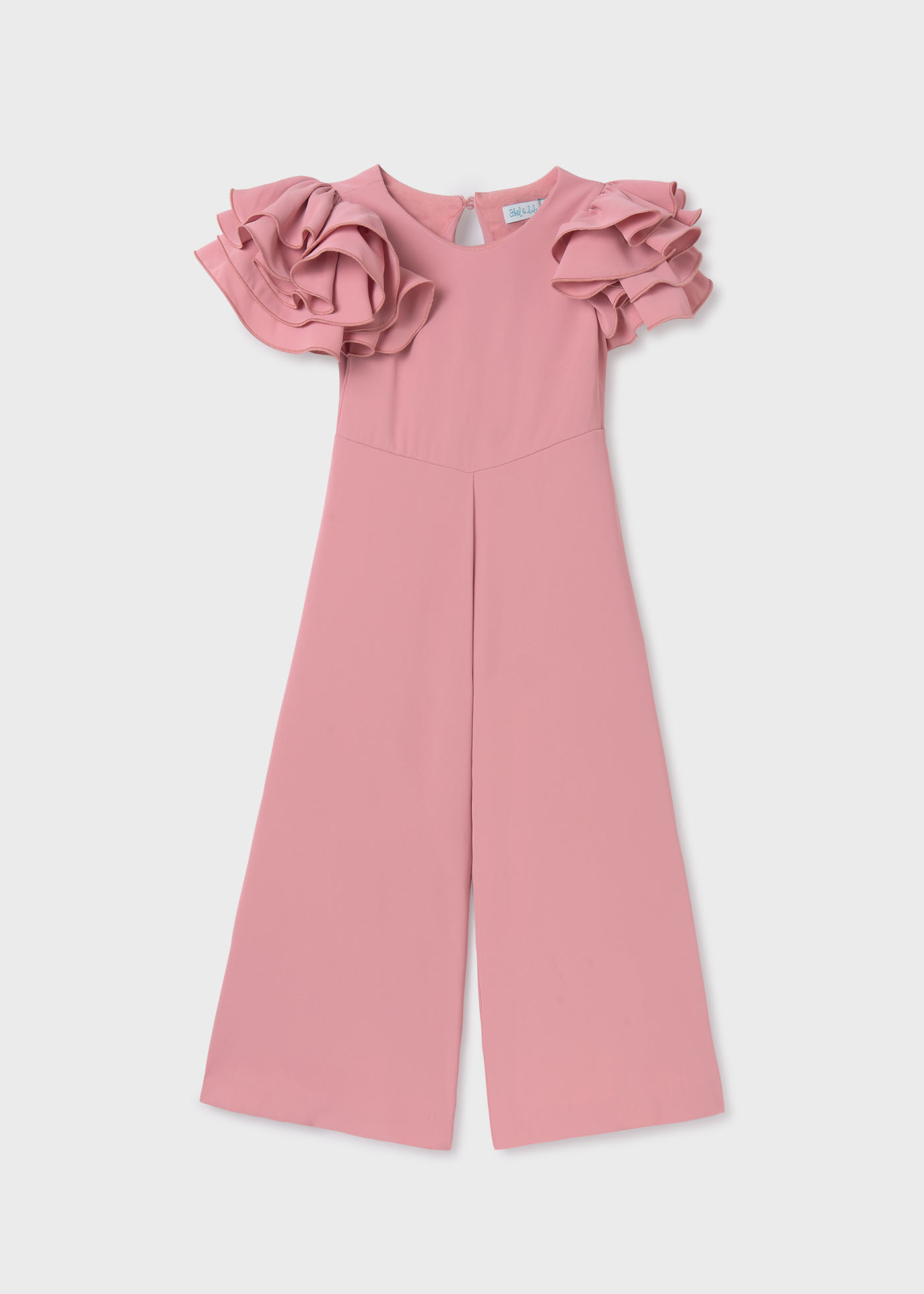 Girl Crepe Flowy Jumpsuit
