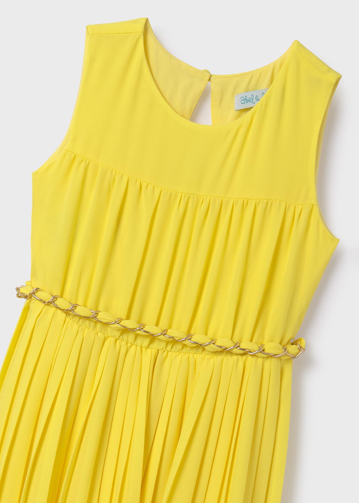 Girl Crepe Pleated Jumpsuit