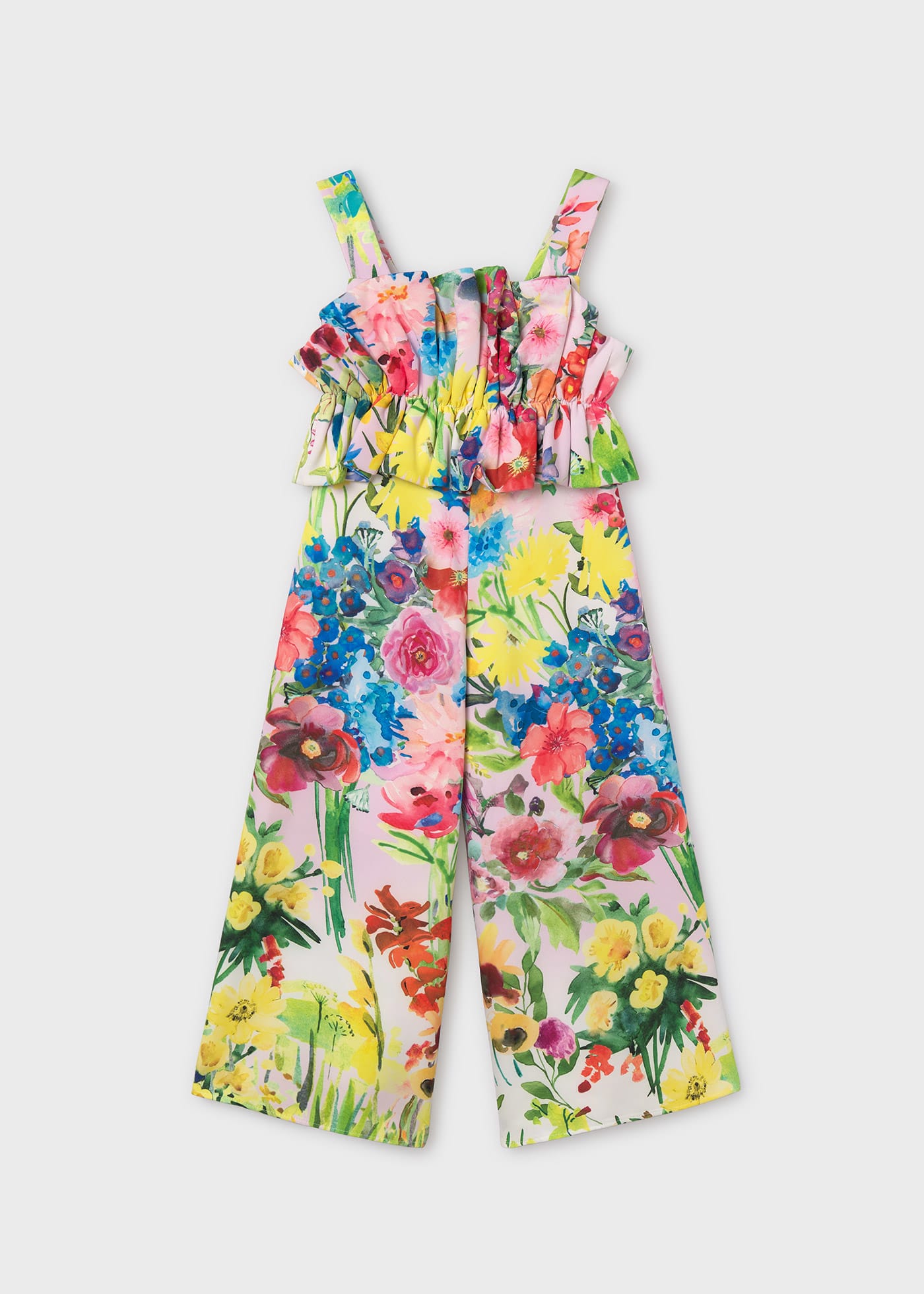 Mono crepe estampado niña