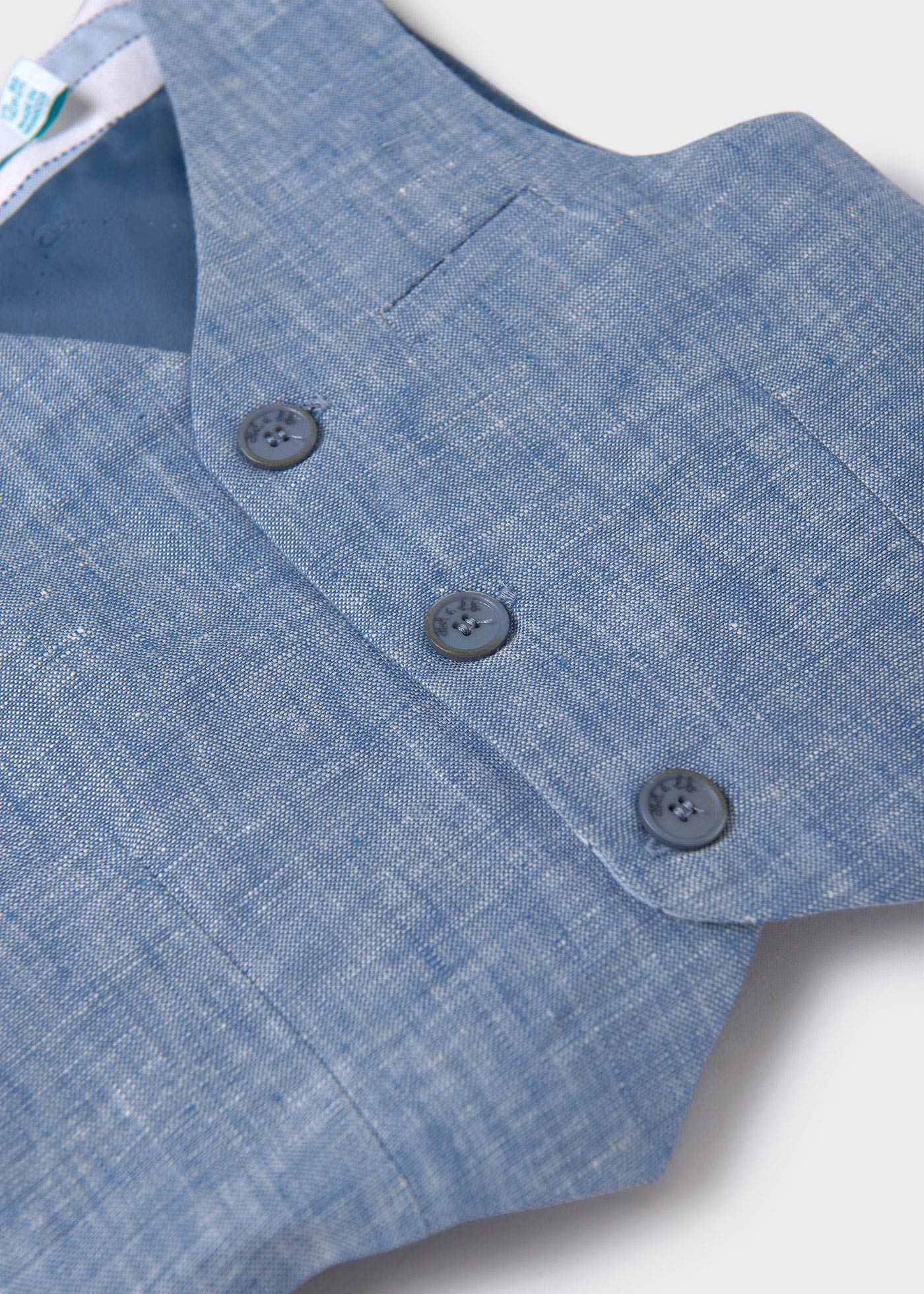 Baby Linen Waistcoat