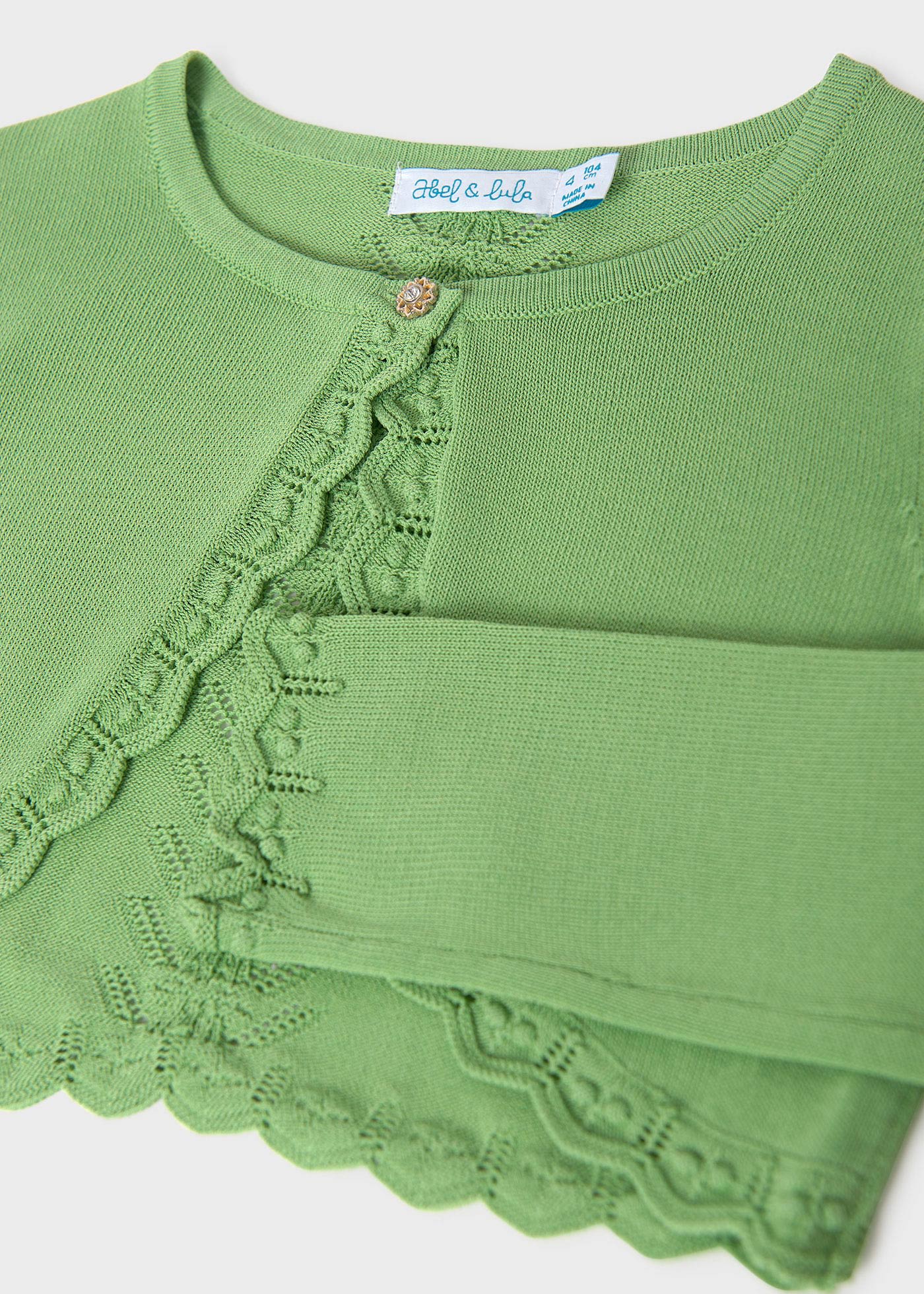 Cardigan tricot bolerino bambina
