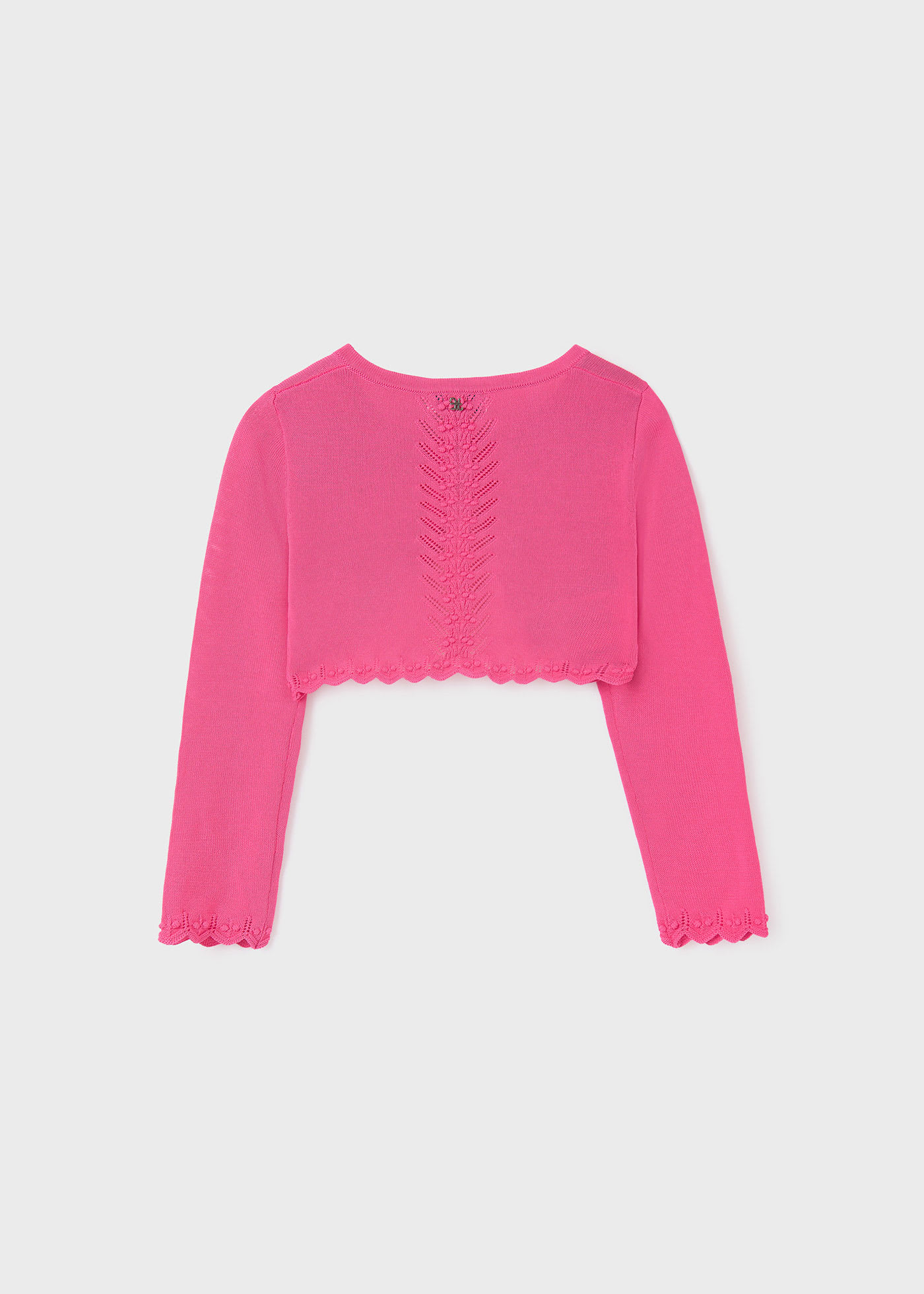Rebeca tricot tipo bolero niña