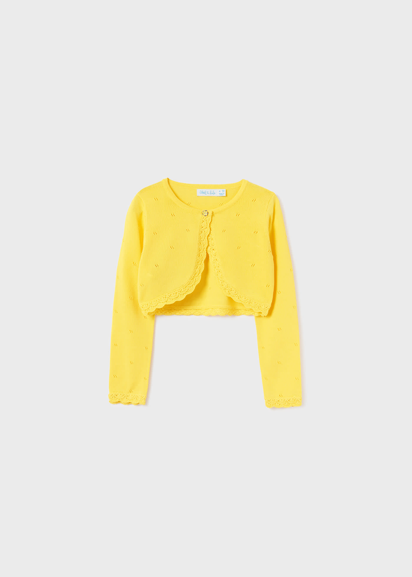 Cardigan tricot bolerino bambina