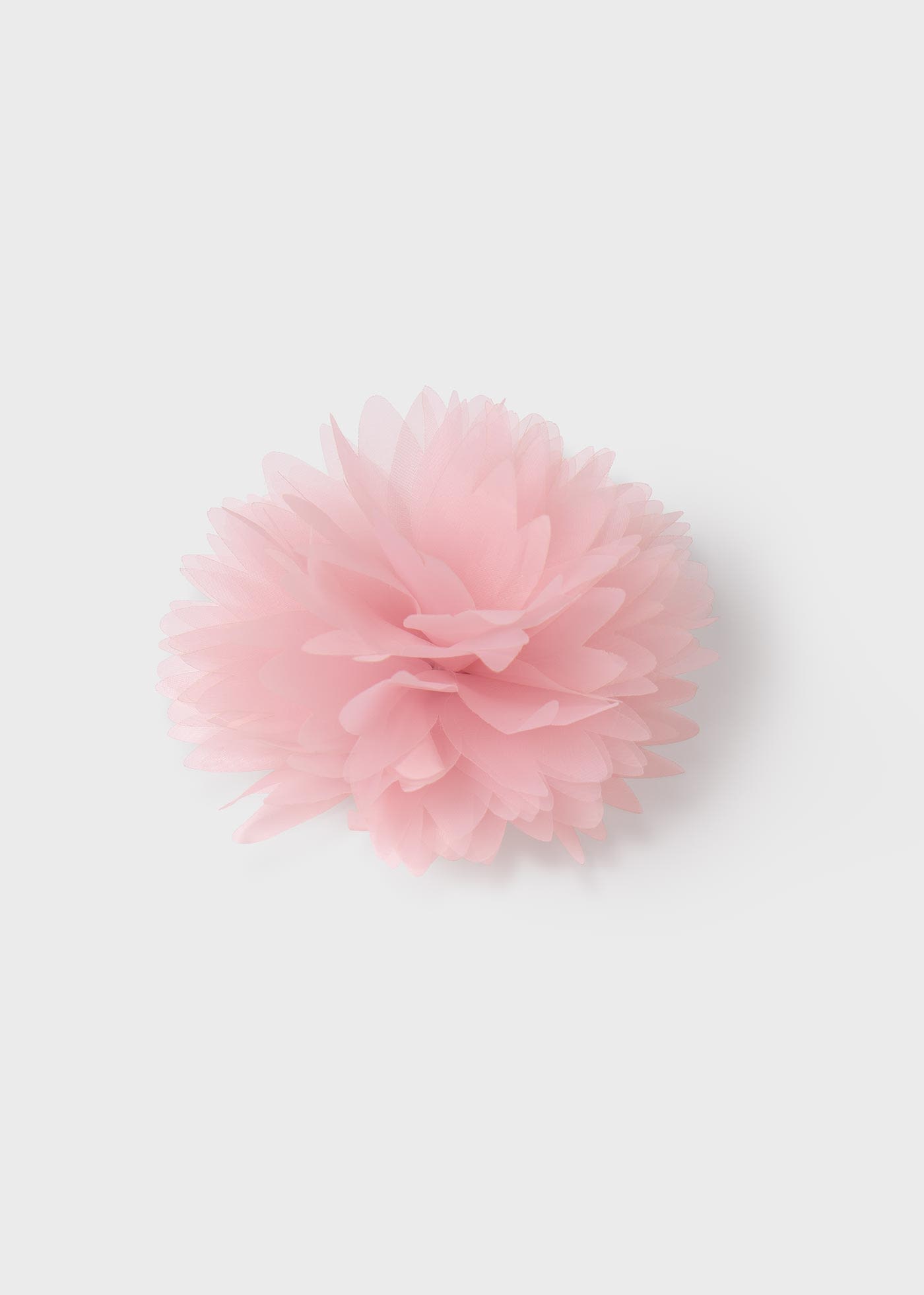 Pinza flor organza niña