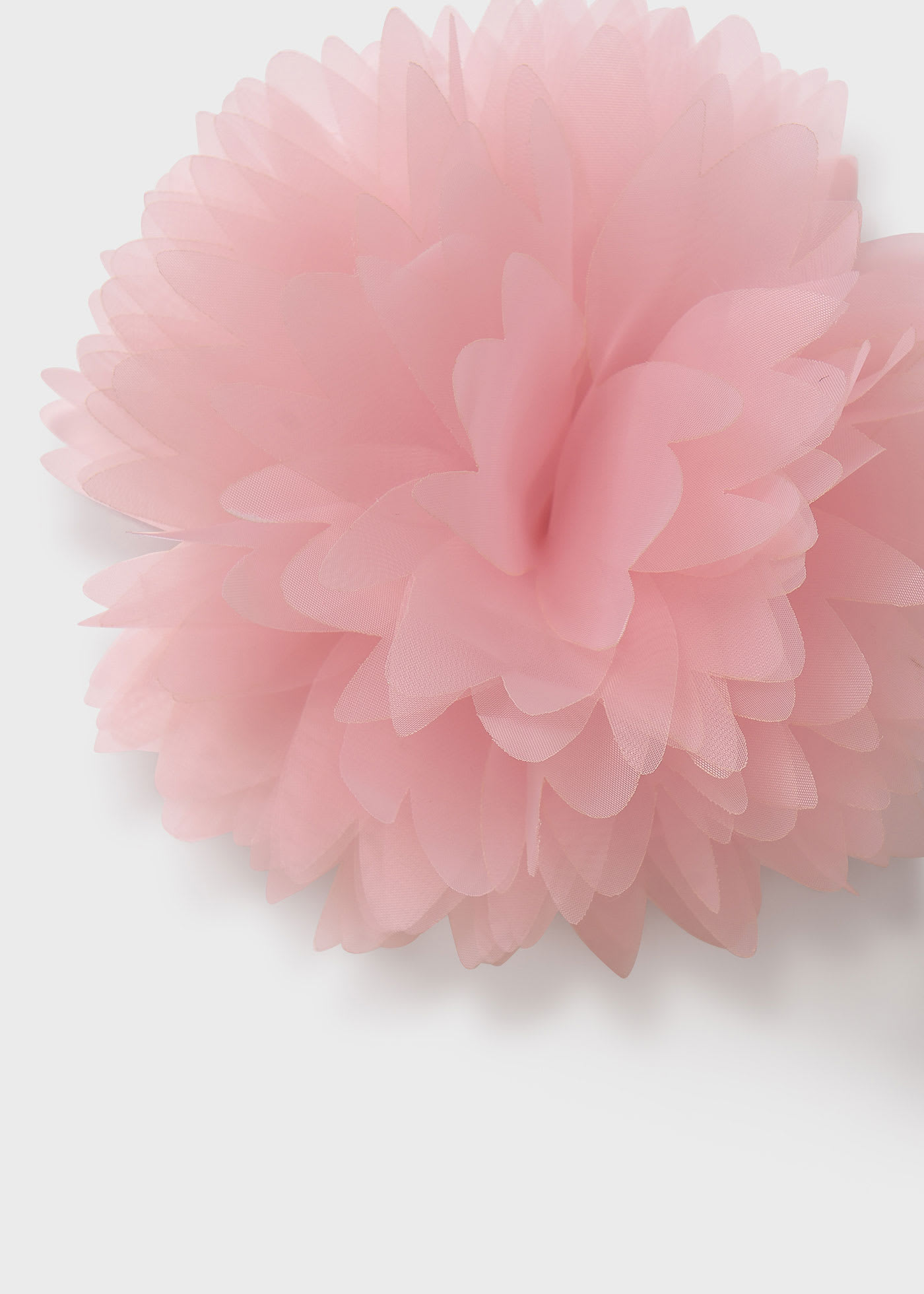 Pinza flor organza niña