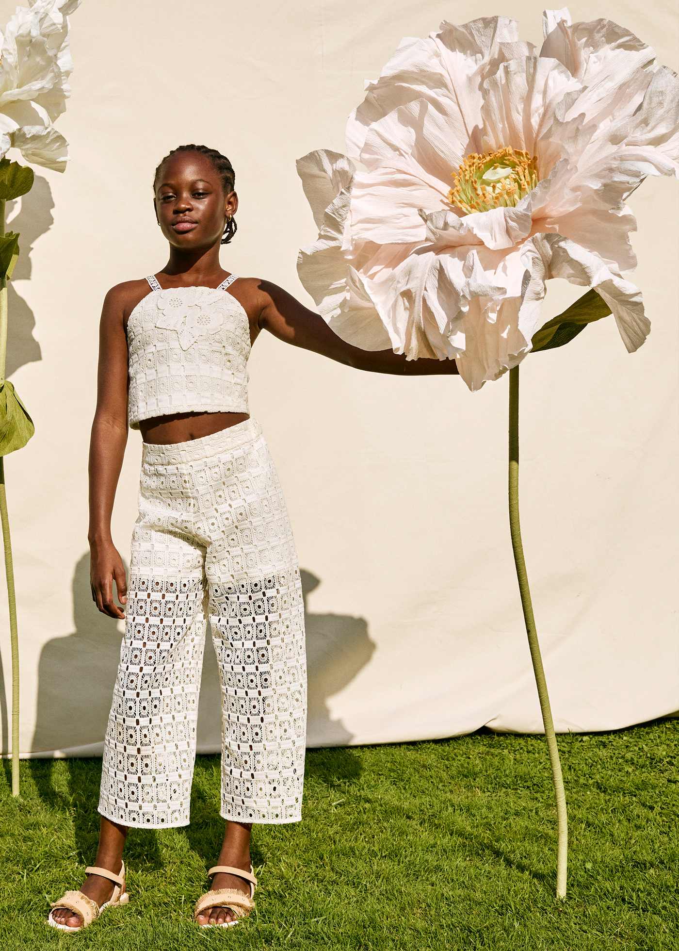 Conjunto pantalón crochet niña