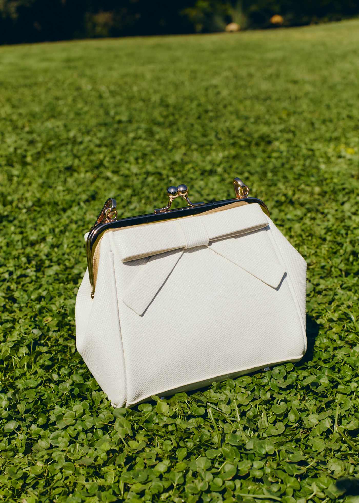 Borsa texture fiocco bambina
