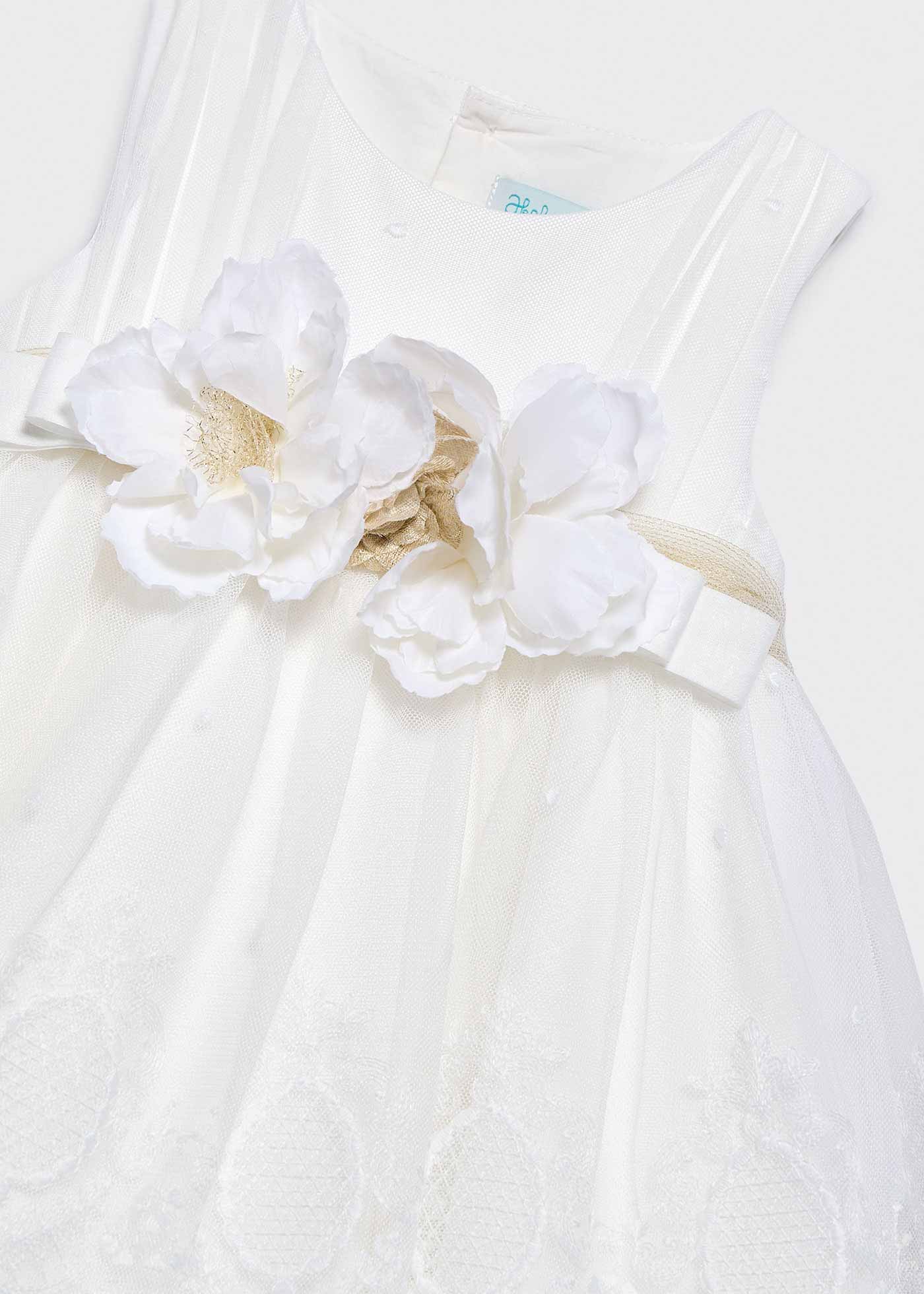 Baby embroidered tulle dress