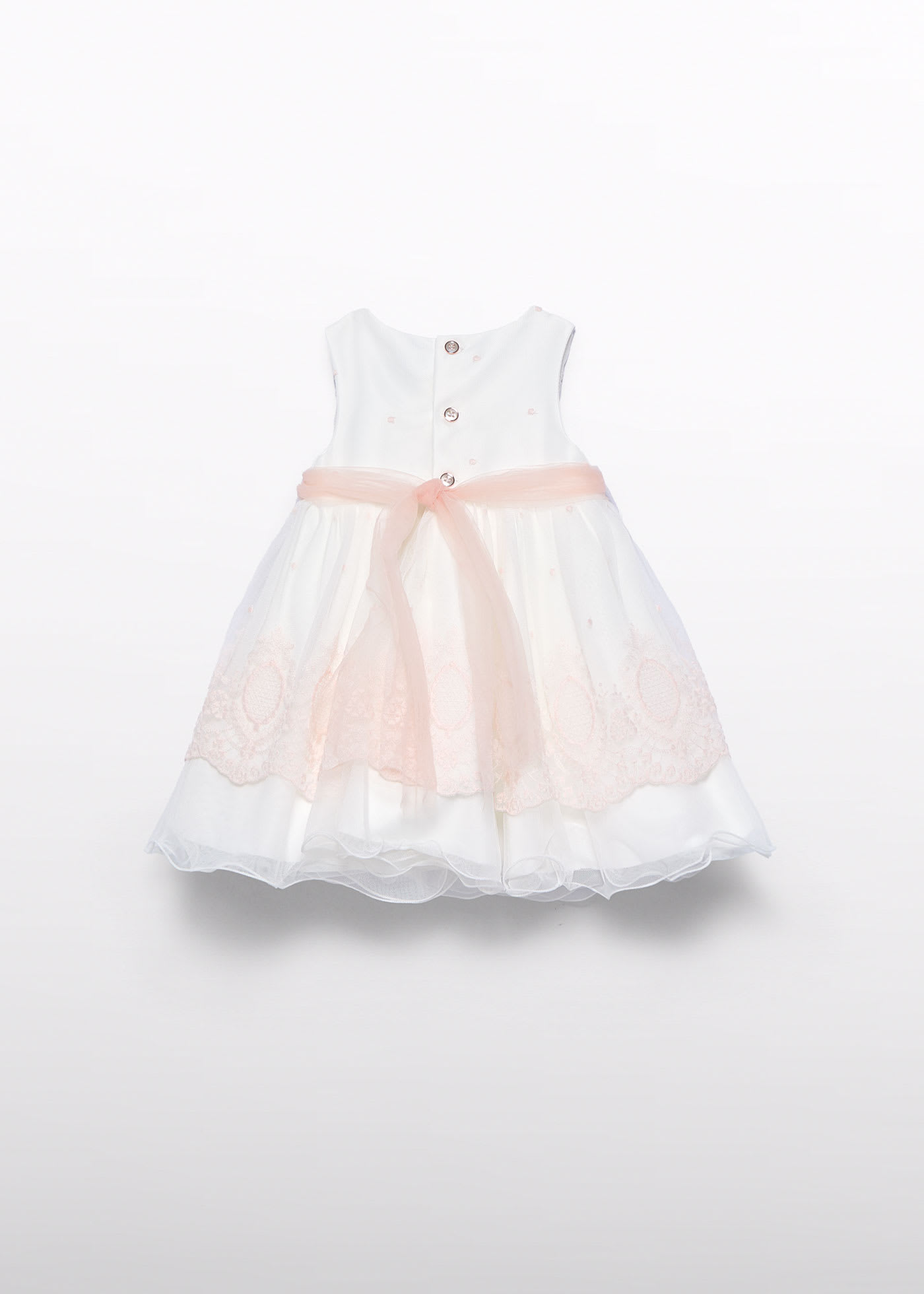 Vestido tule bordado bebé