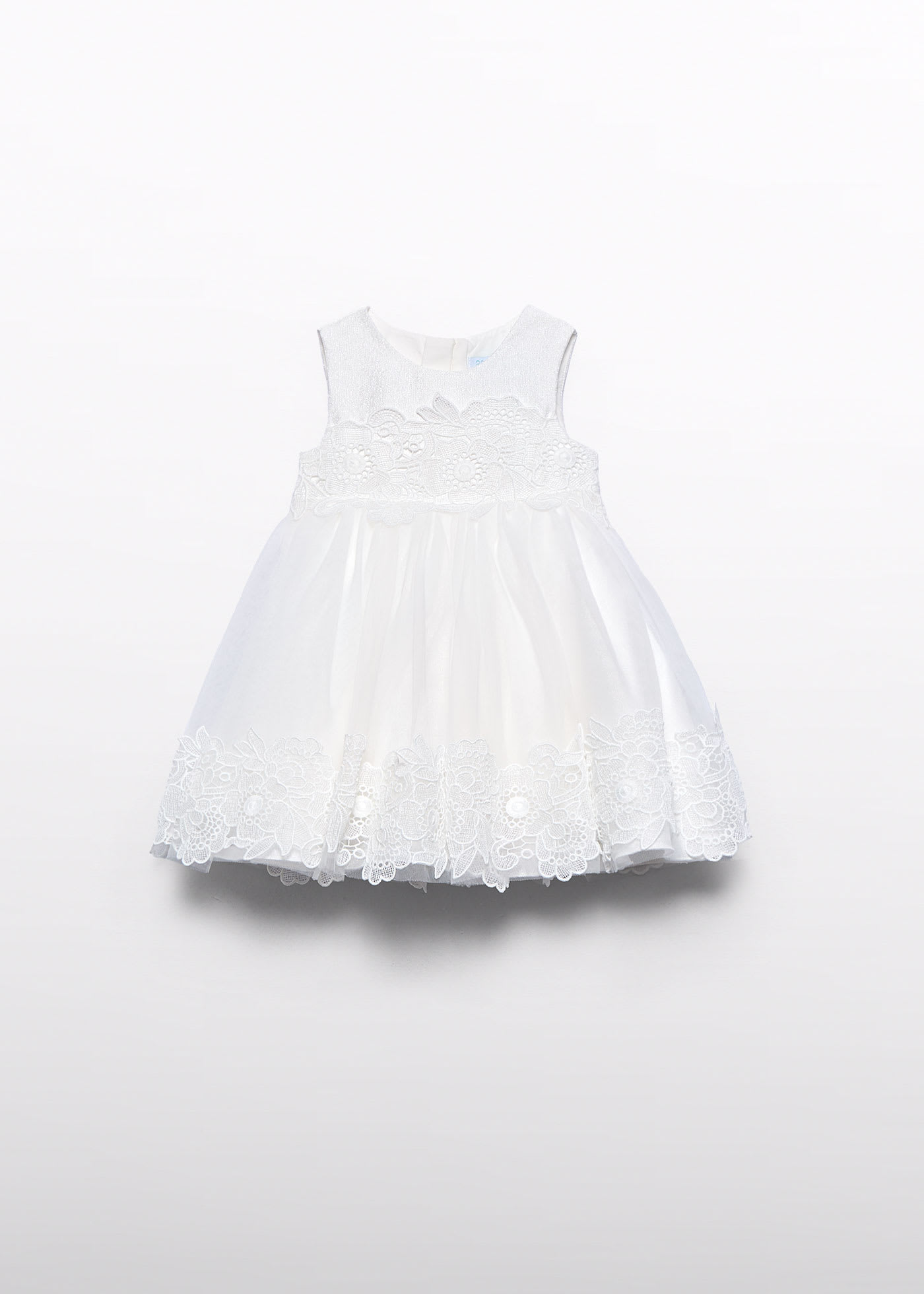 Vestido tule guipure bebé