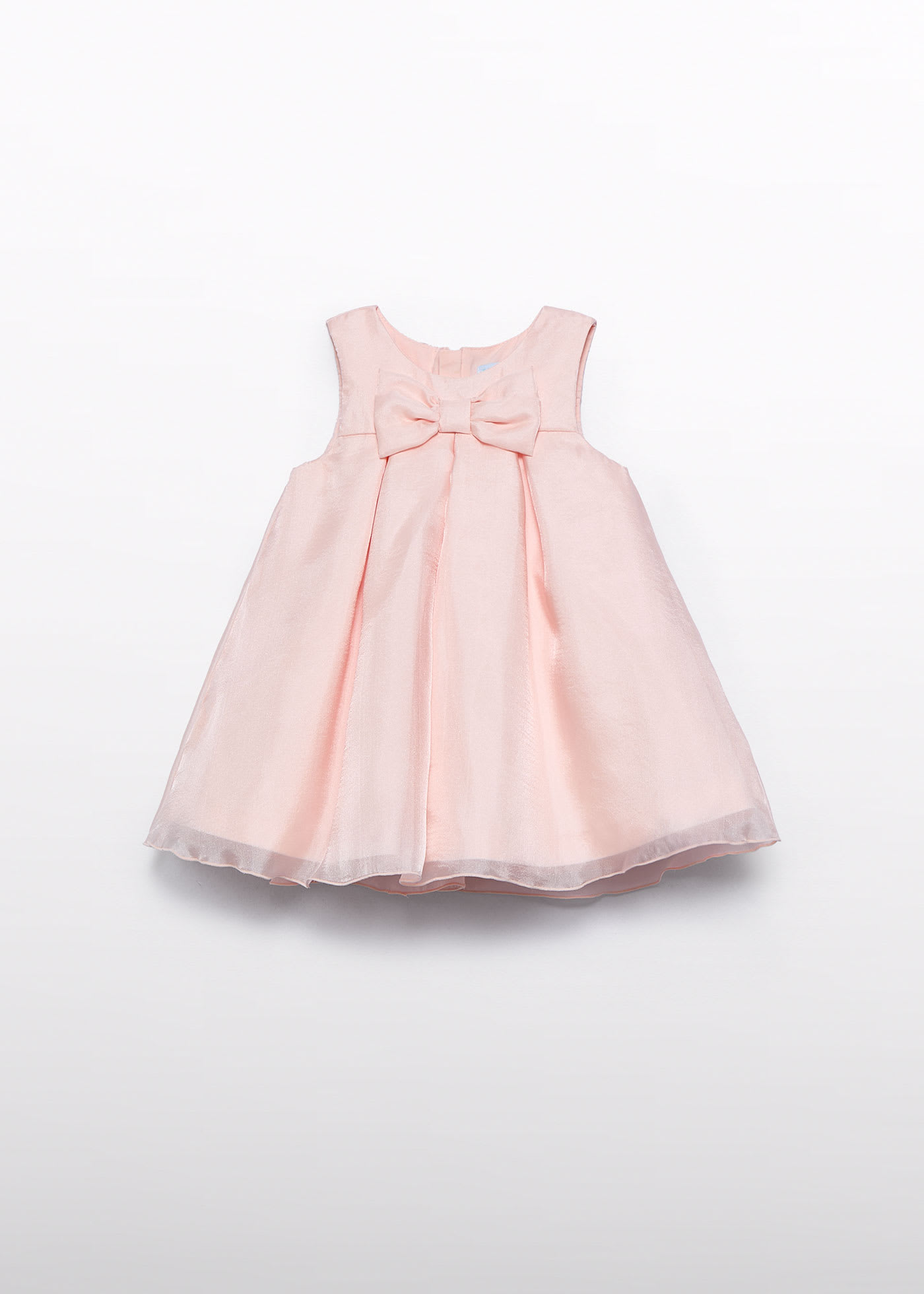 Baby organza dress with bow