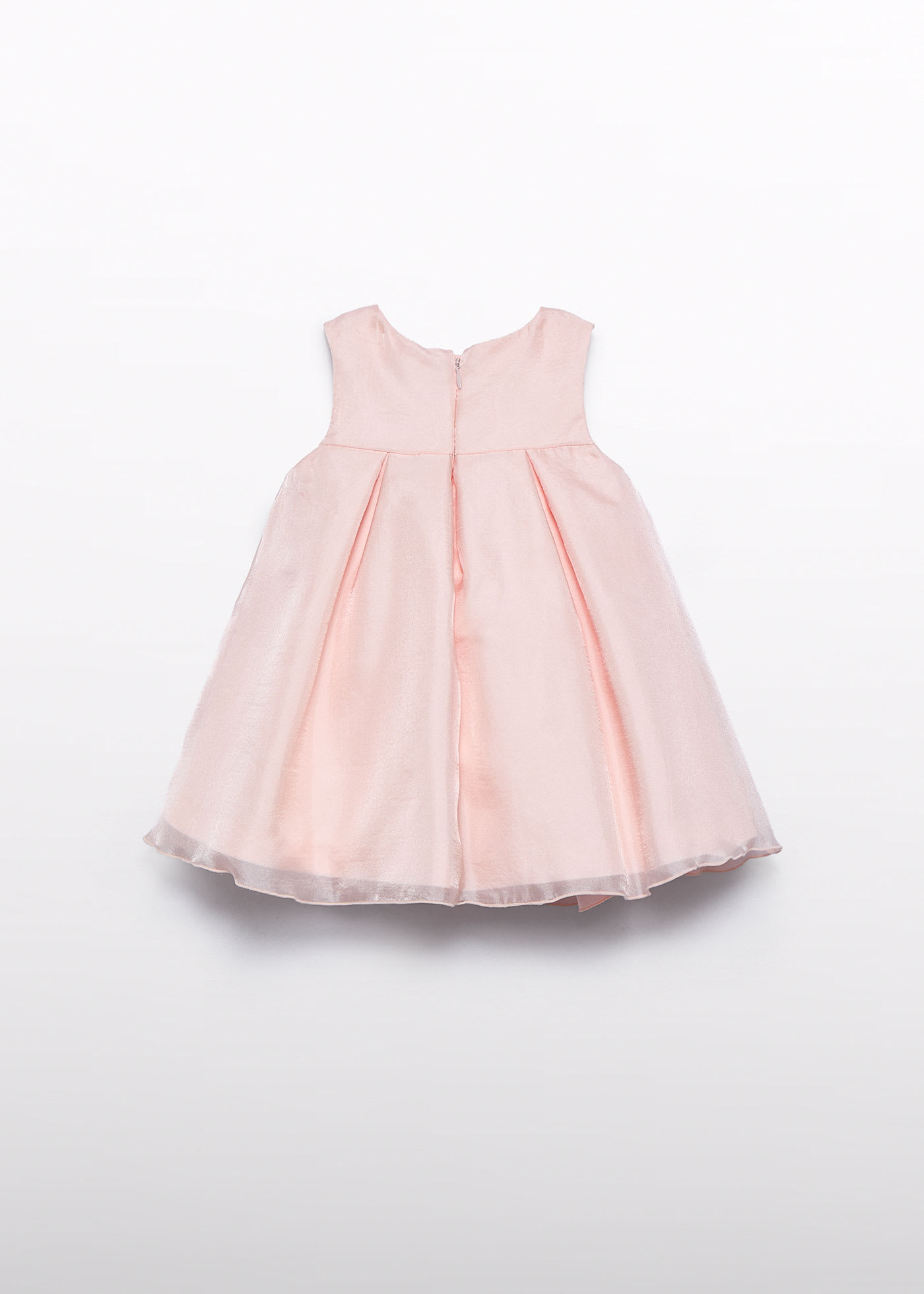 Baby organza dress with bow