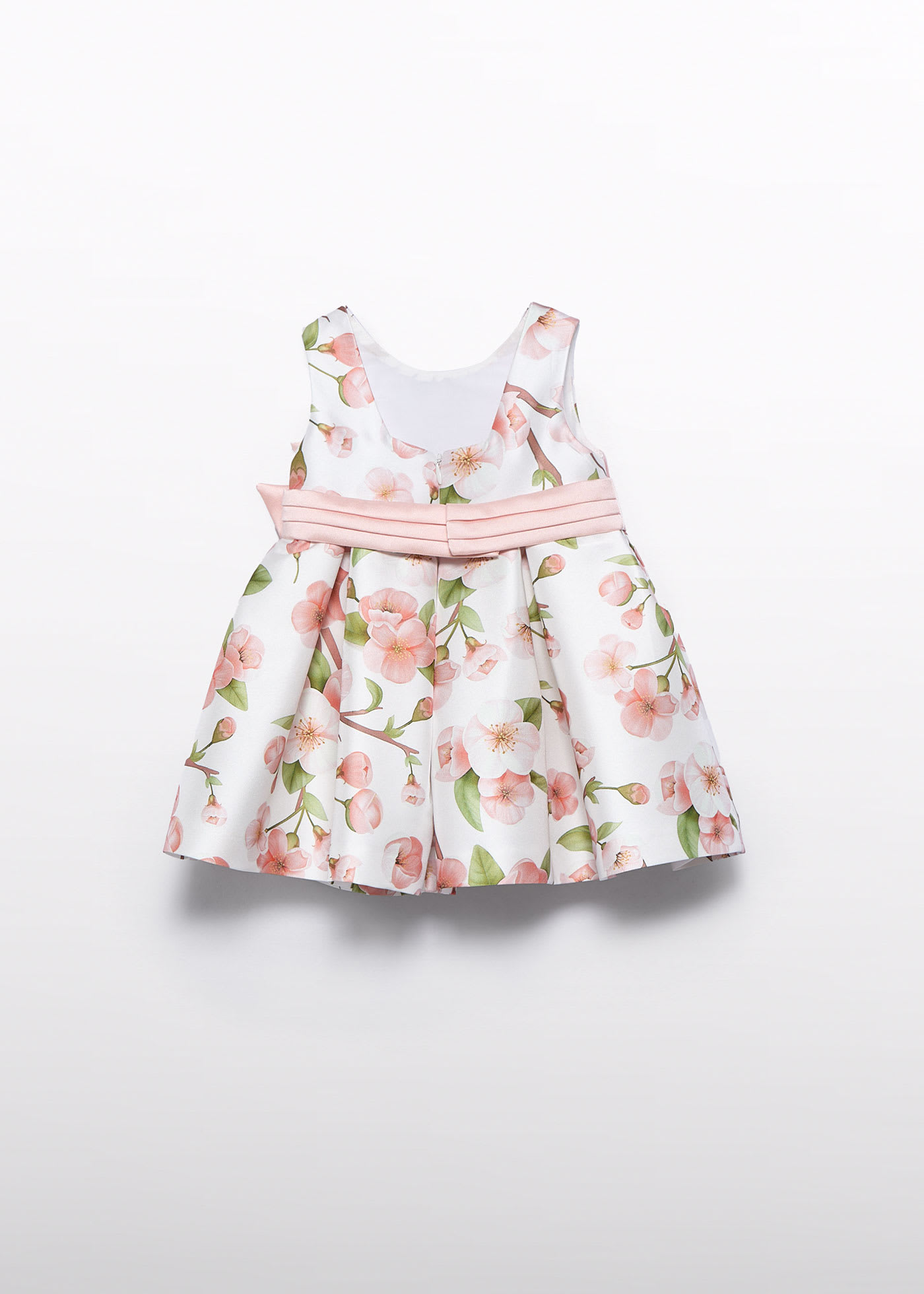 Robe mikado fleurie bébé