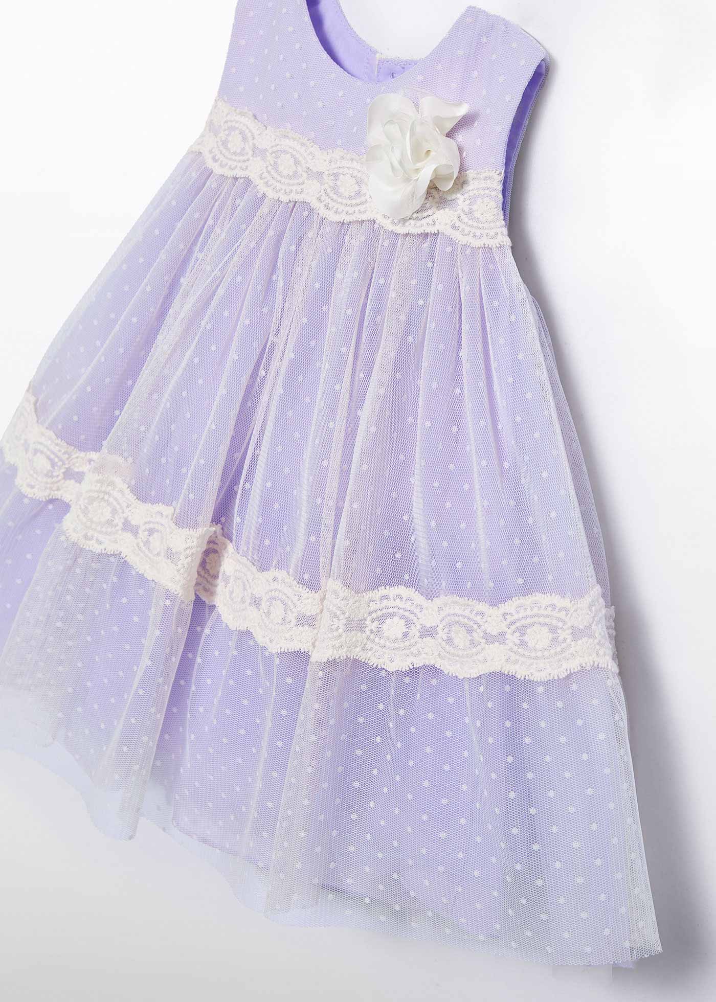 Vestido tul plumeti bebé