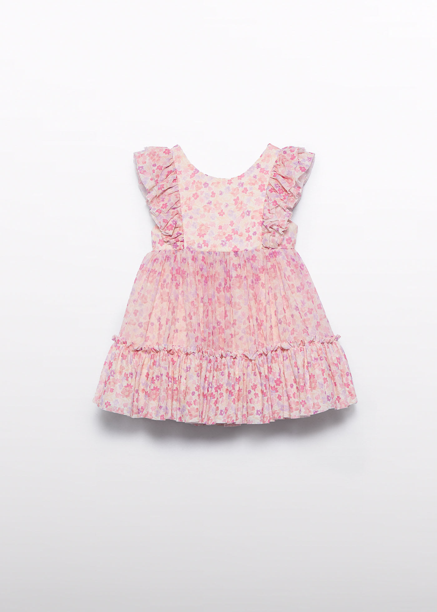 Abito tulle stampato neonata