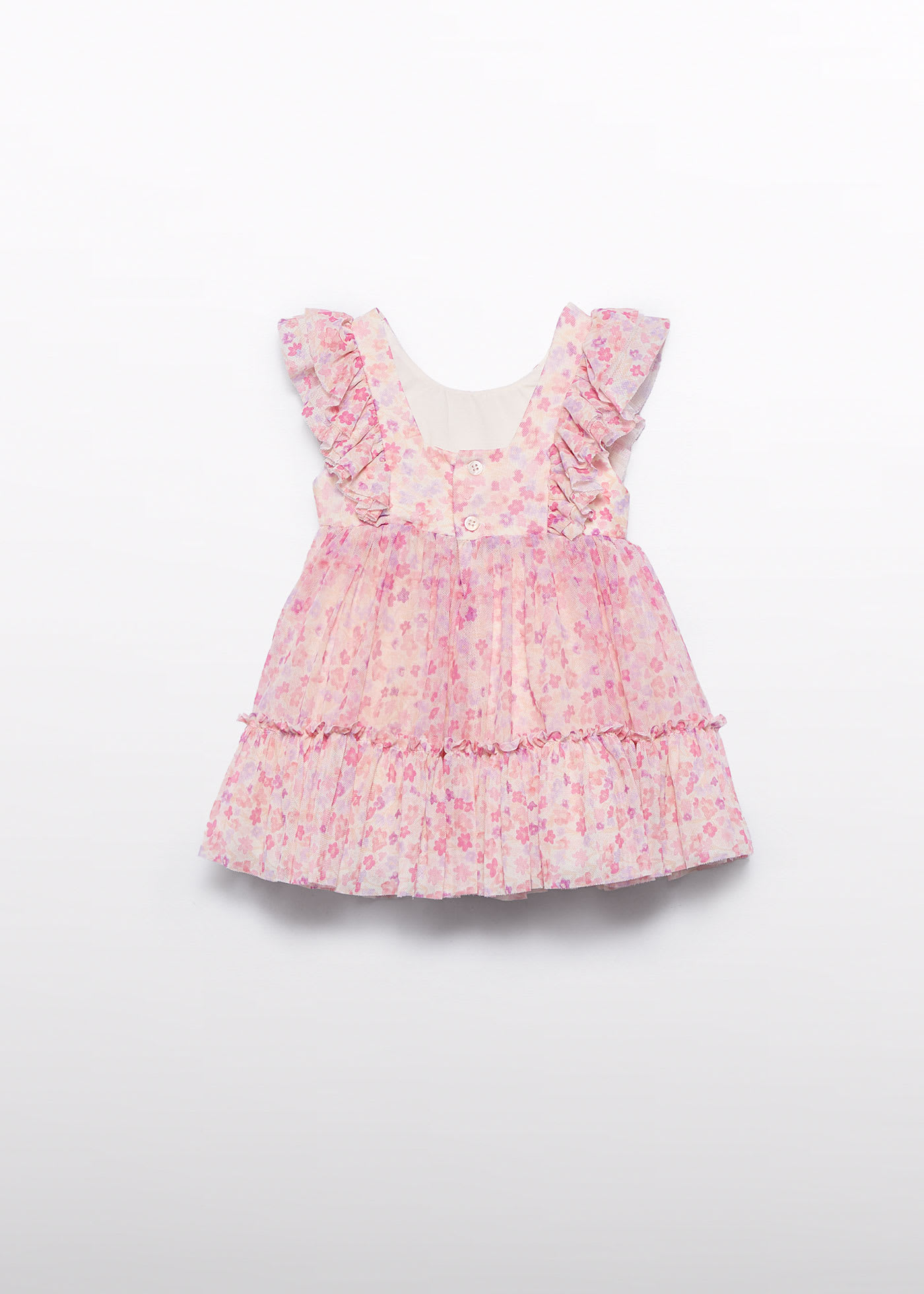 Abito tulle stampato neonata
