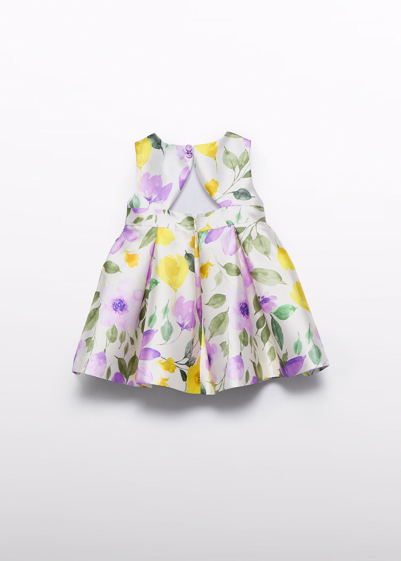 Baby printed mikado dress