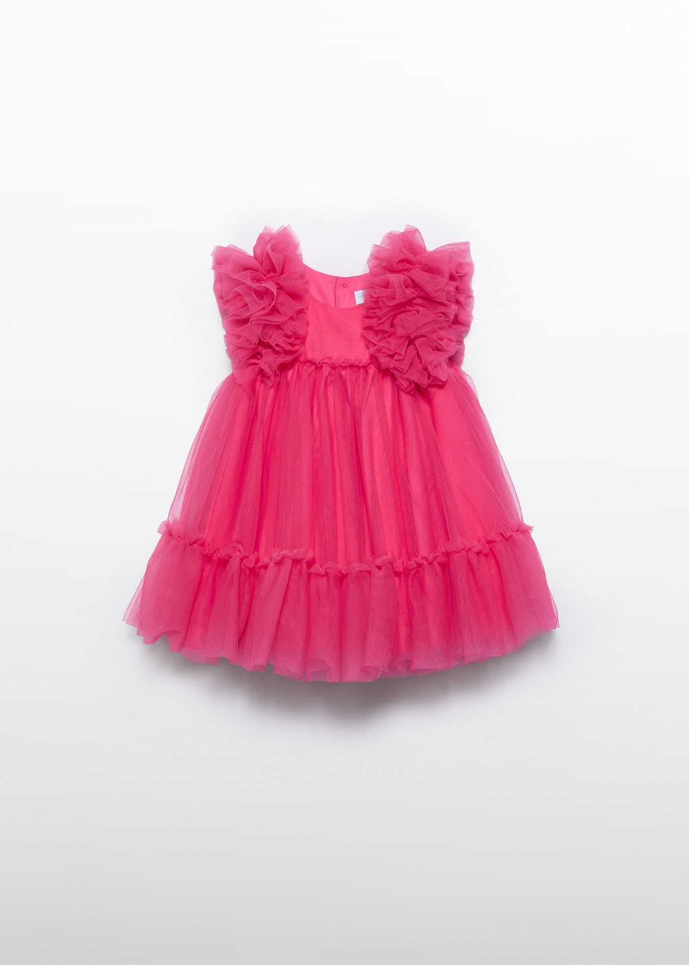 Baby tulle dress with volume