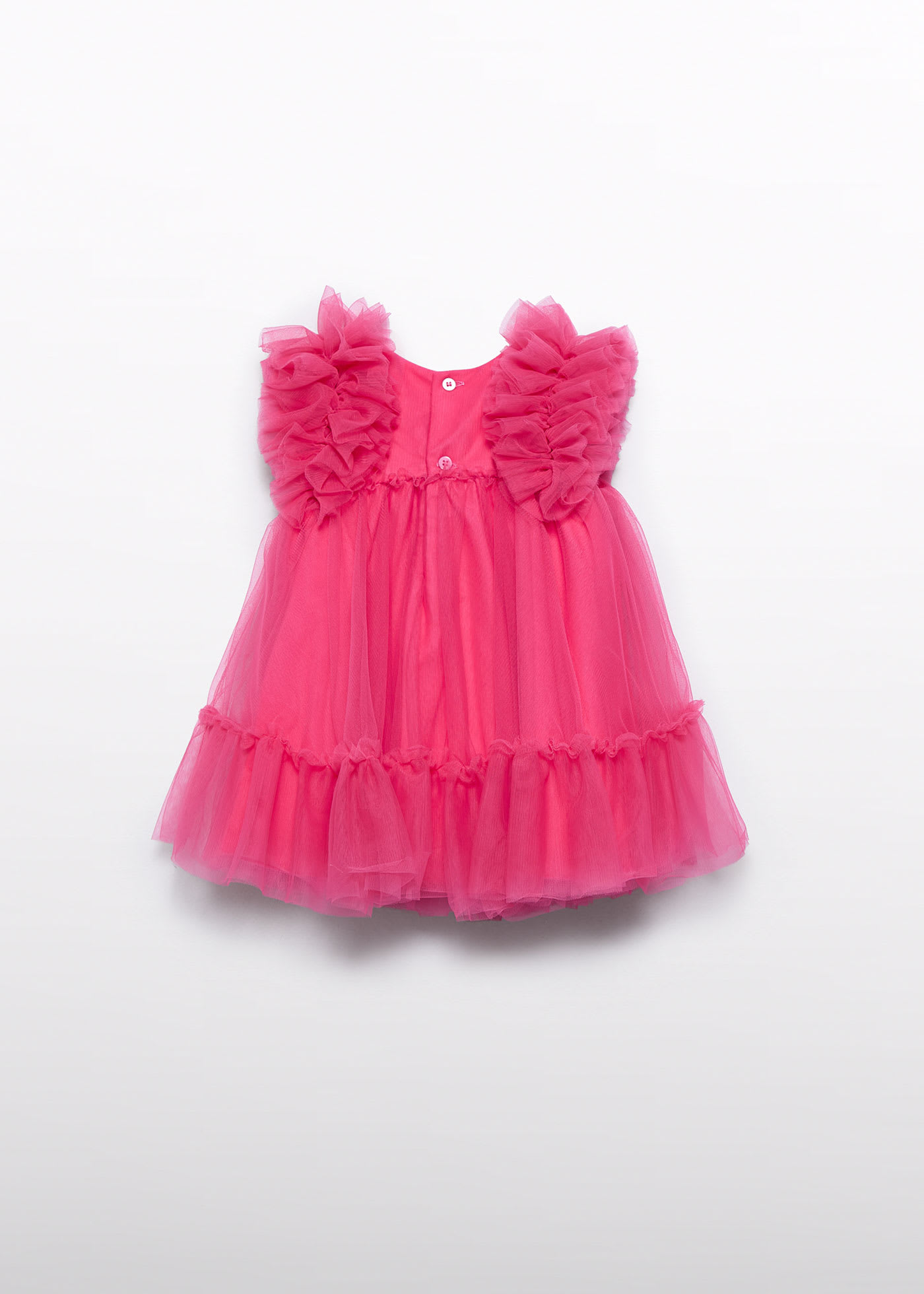 Baby tulle dress with volume