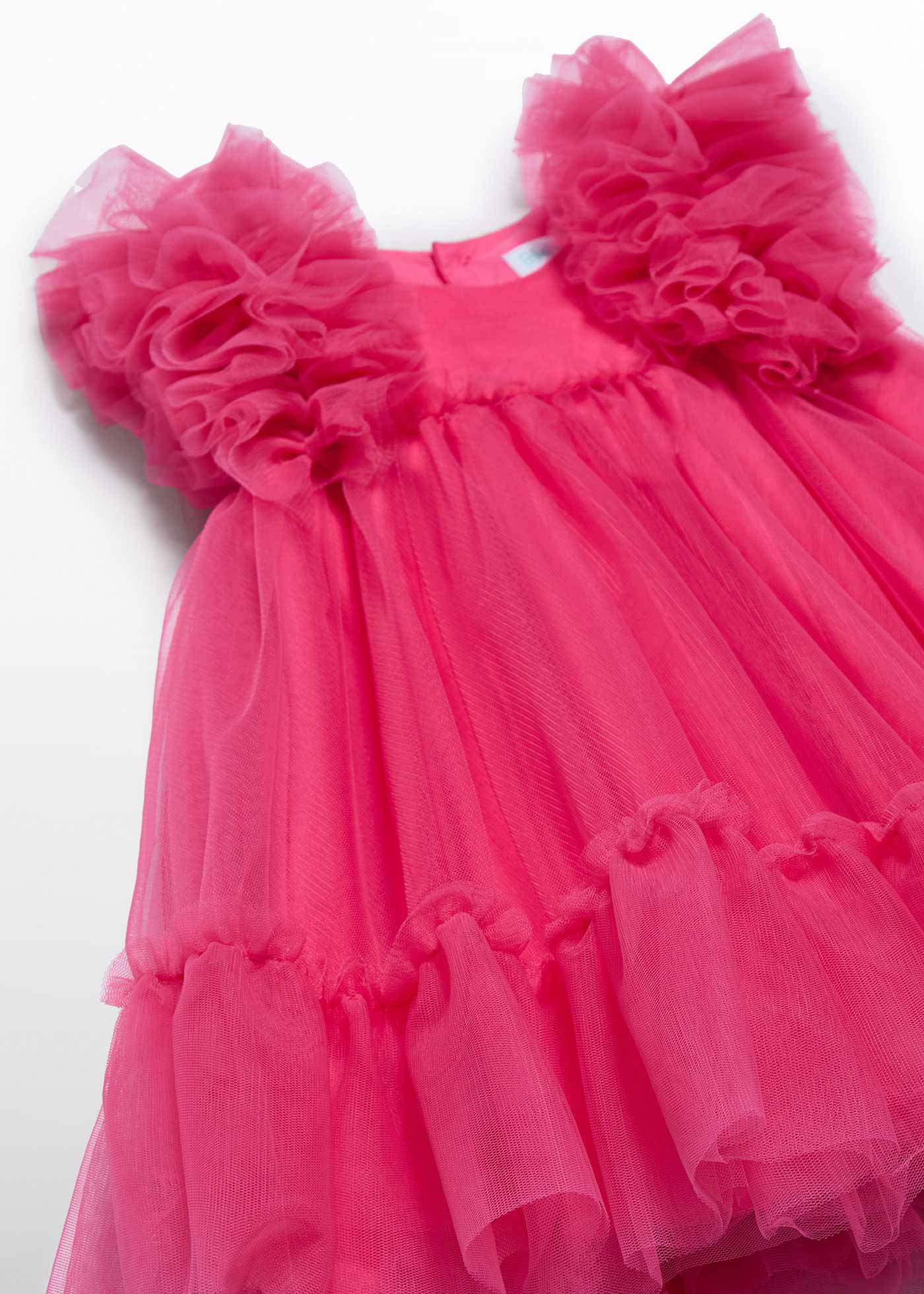 Baby tulle dress with volume