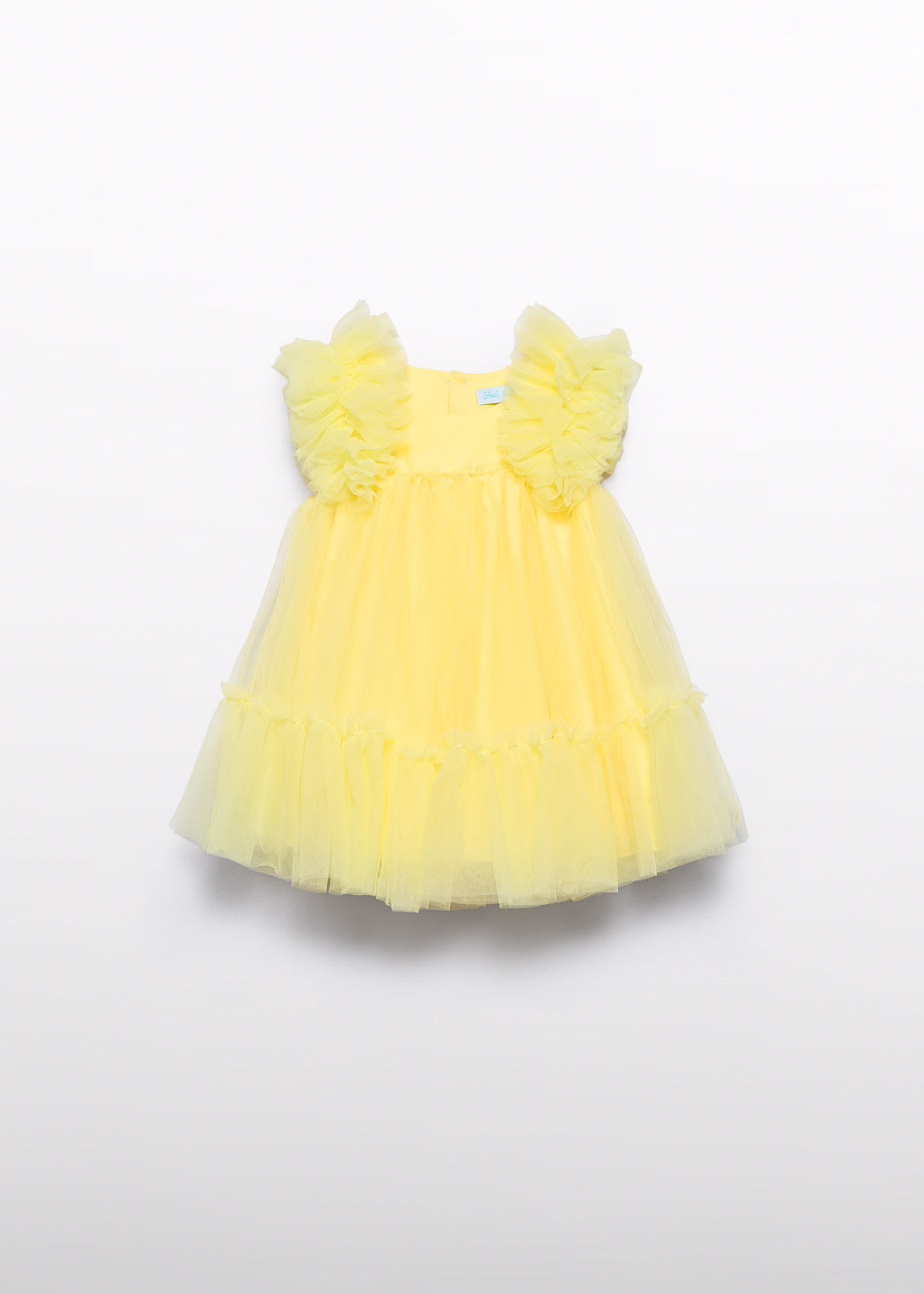 Baby tulle dress with volume