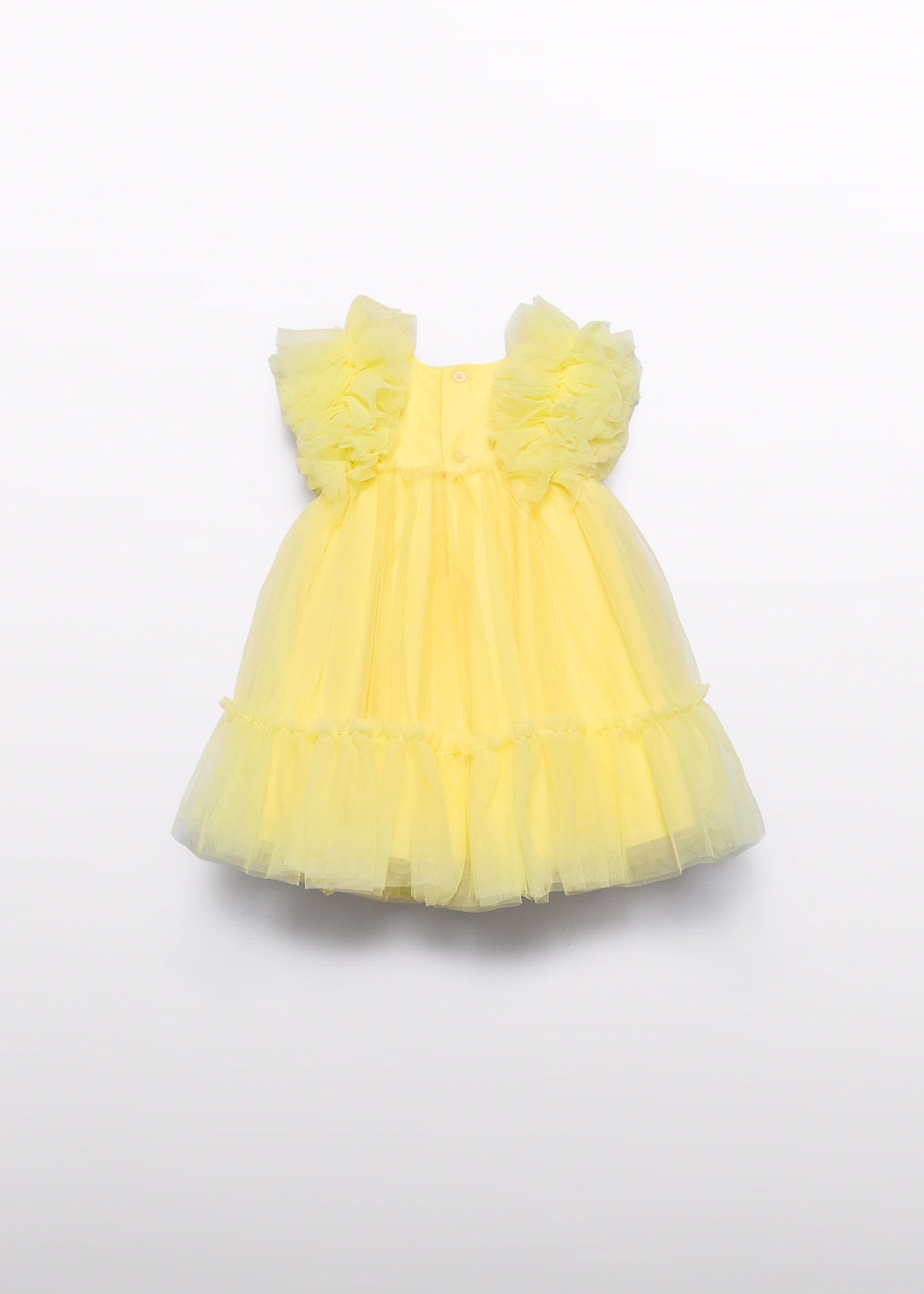 Baby tulle dress with volume