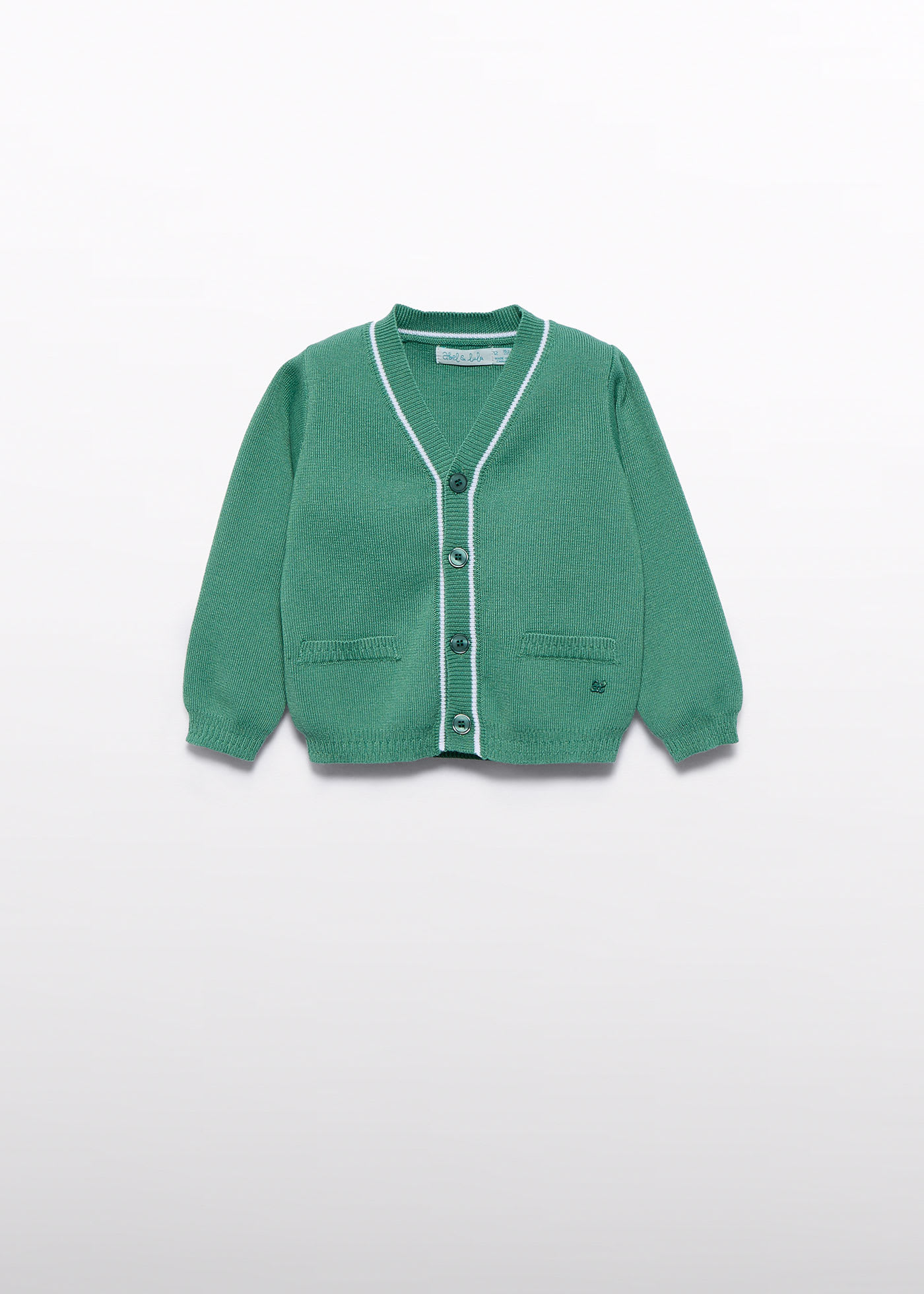 Cardigan tricot guler in V bebe