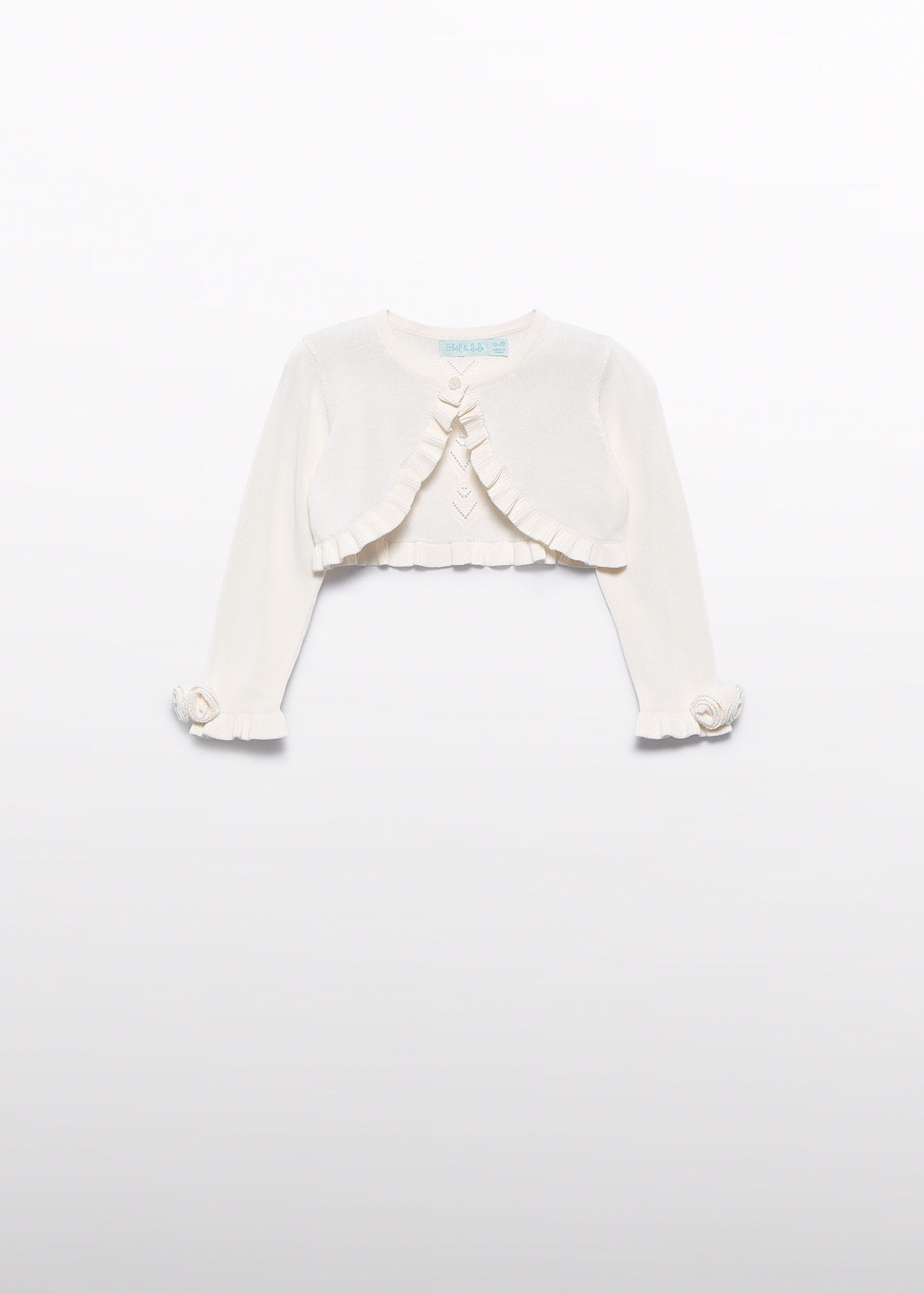 Bolero tricot ochiuri fetita