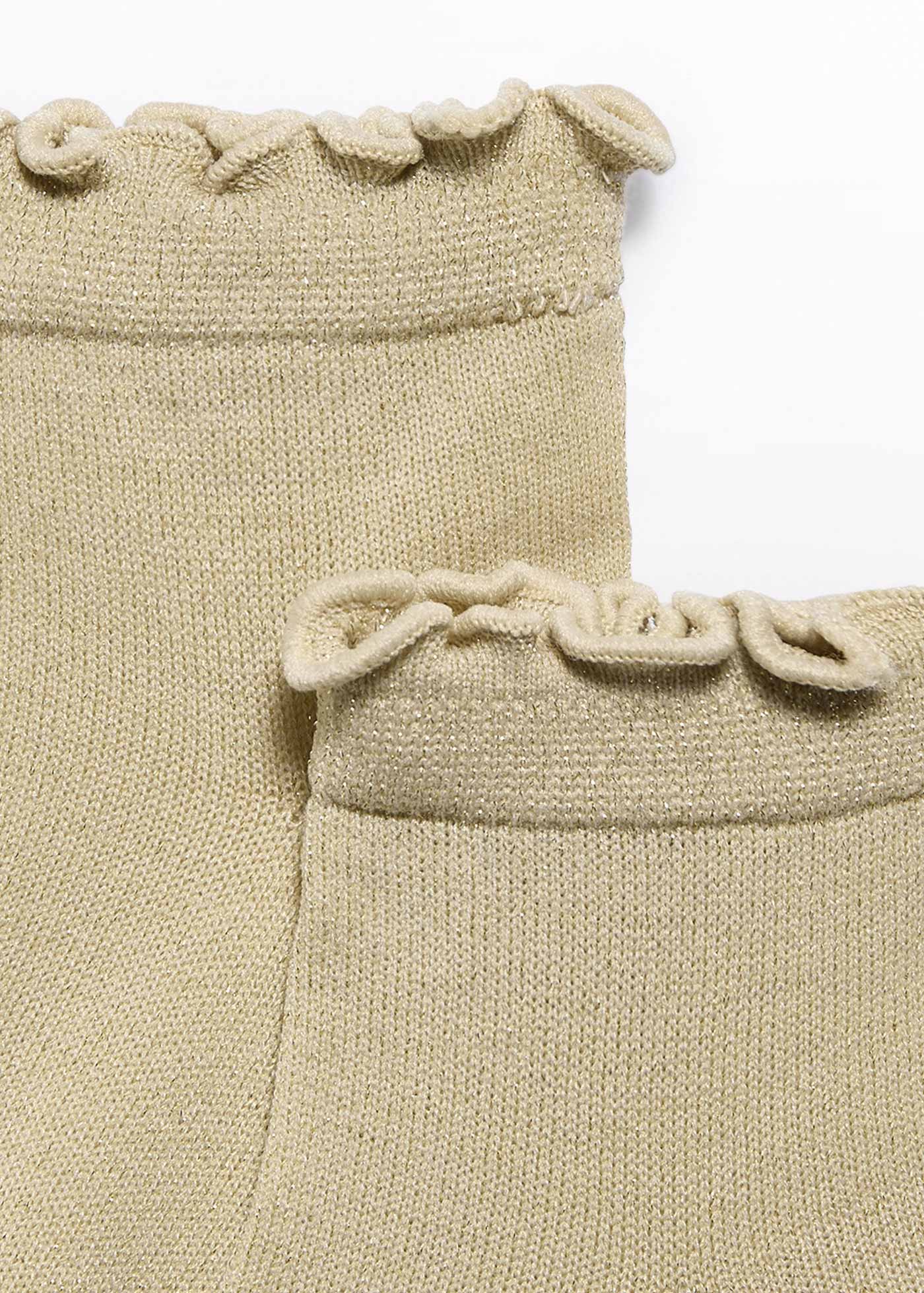 Sosete tricot sclipici fetita