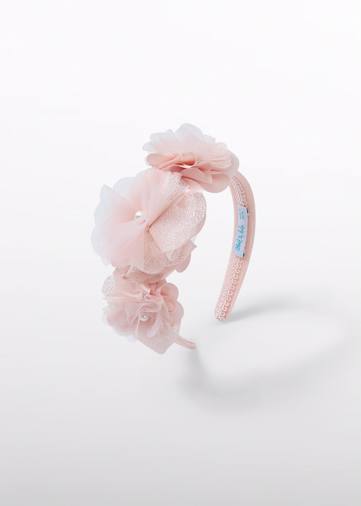 Cerchietto fiori combined bambina