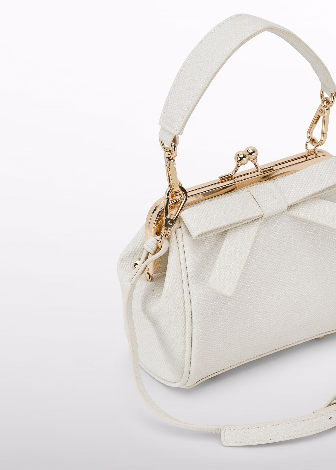 Borsa texture fiocco bambina