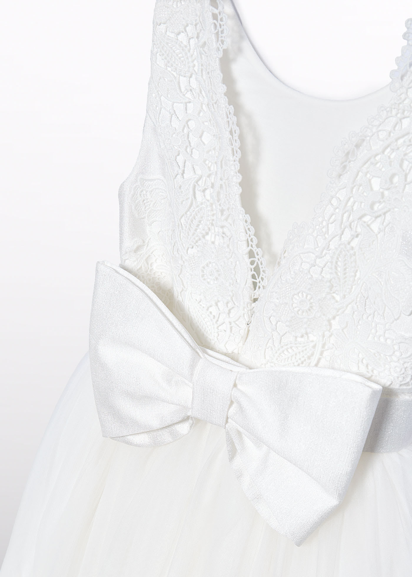 Abito tulle ricamo bambina