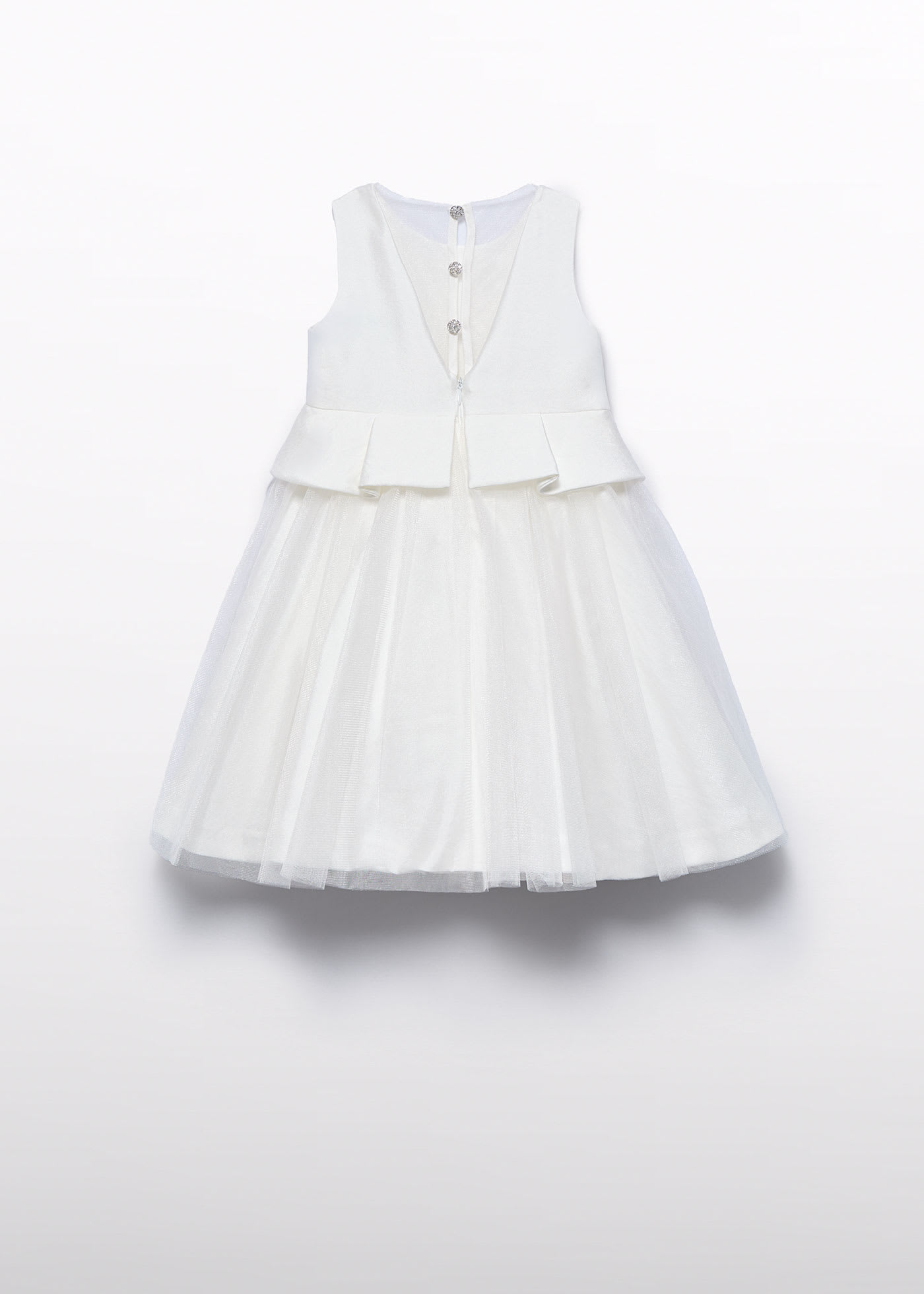 Robe combinée à nœud fille