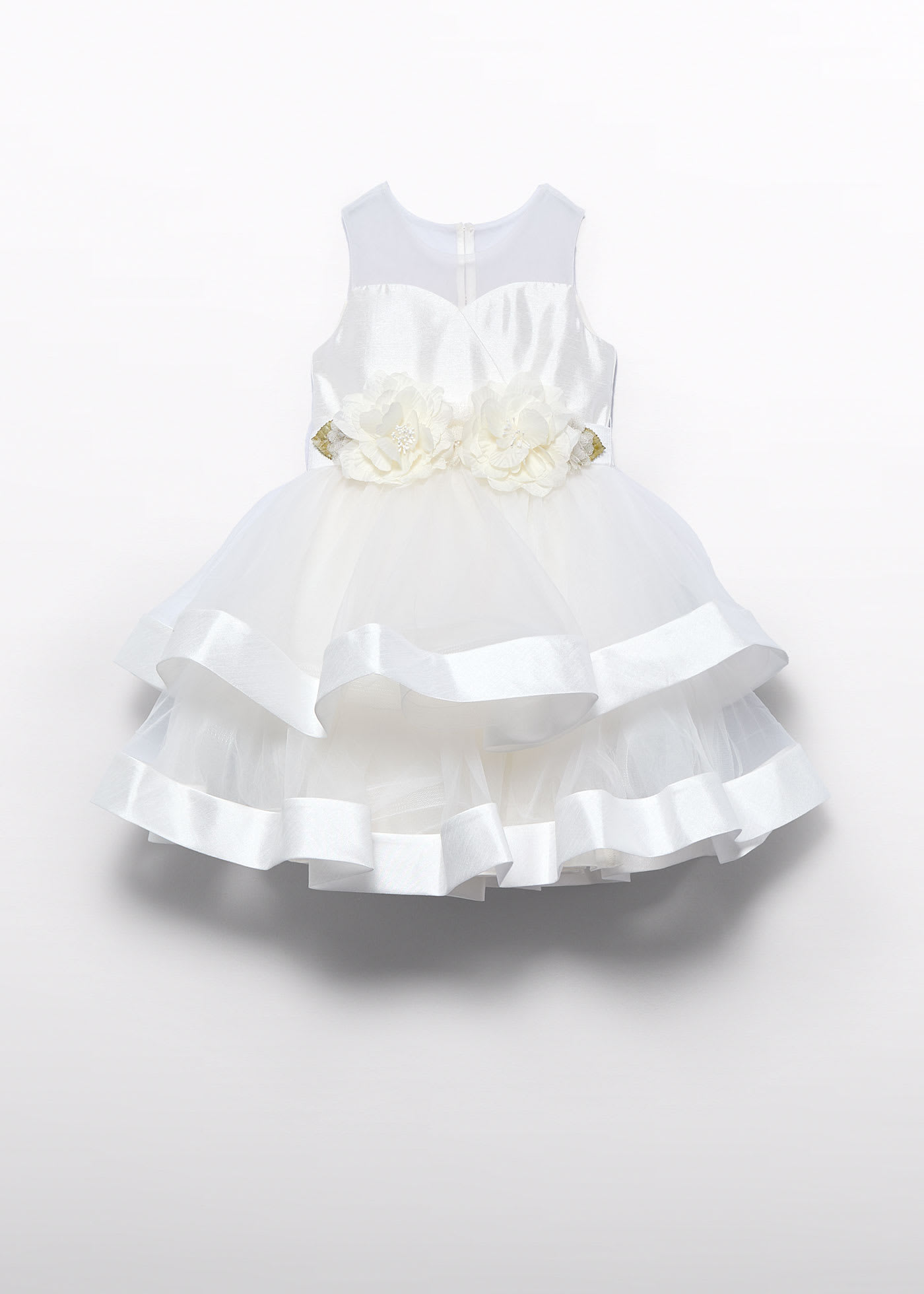 Robe en tulle combinée fille