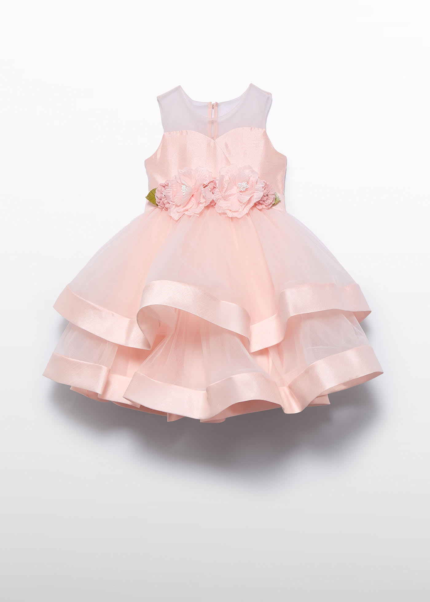 Girl tulle combined dress