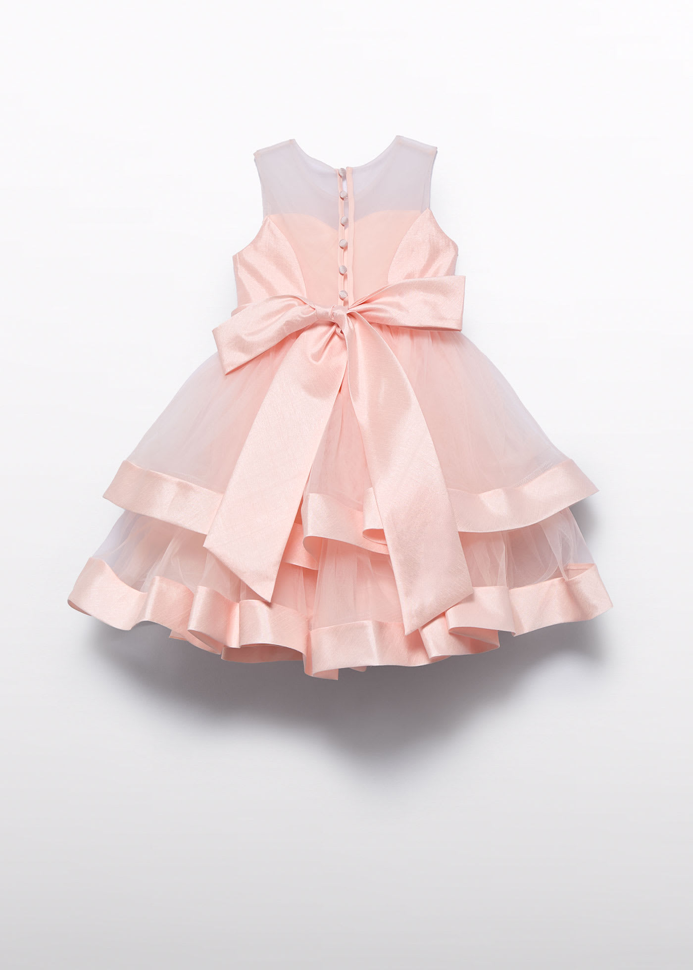 Robe en tulle combinée fille