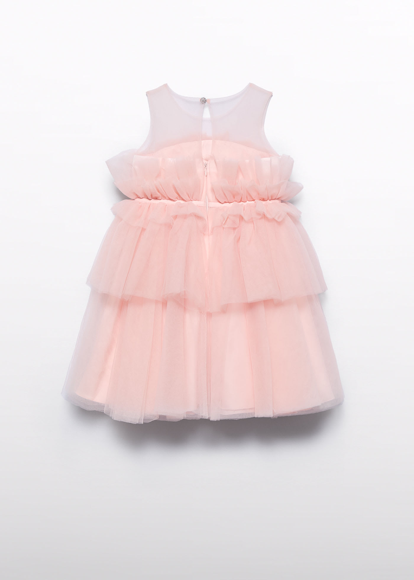 Girl layered tulle dress