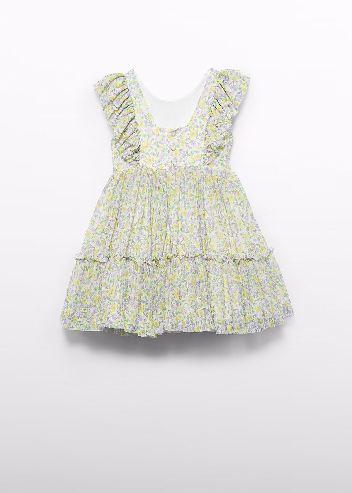 Abito tulle stampato bambina