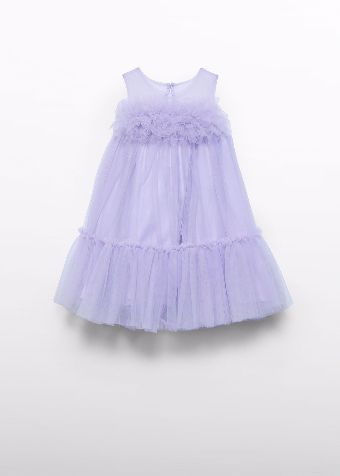 Baby tulle dress with volume