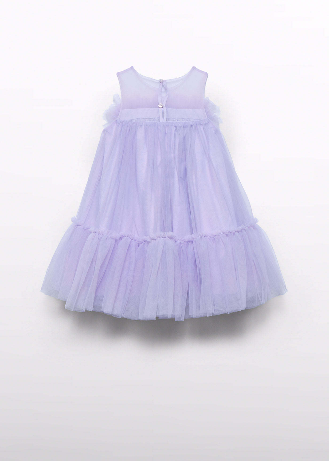 Baby tulle dress with volume