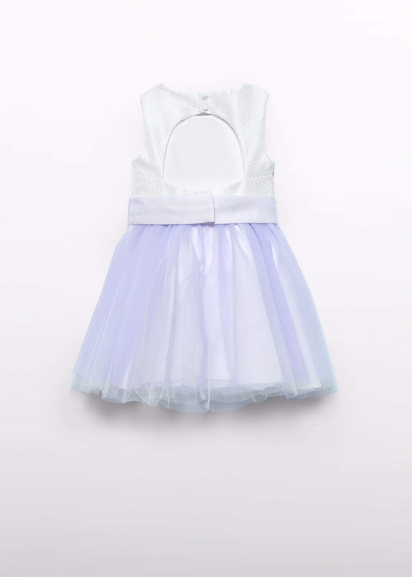 Girl dress with combined structure