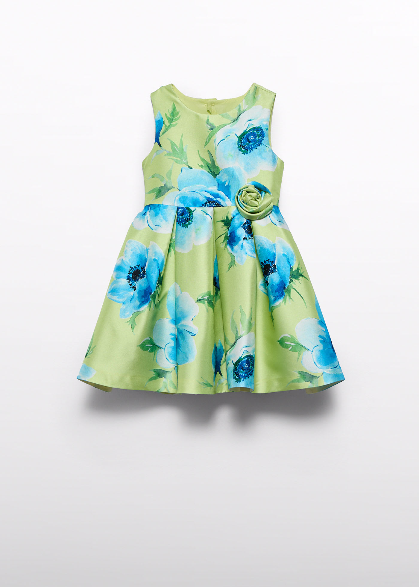 Girl floral mikado dress