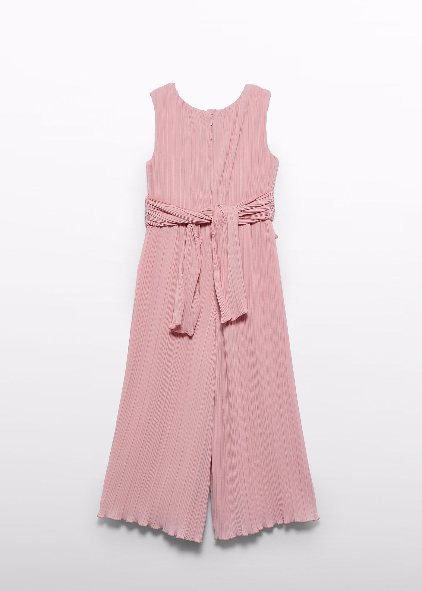 Girl pleated chiffon jumpsuit