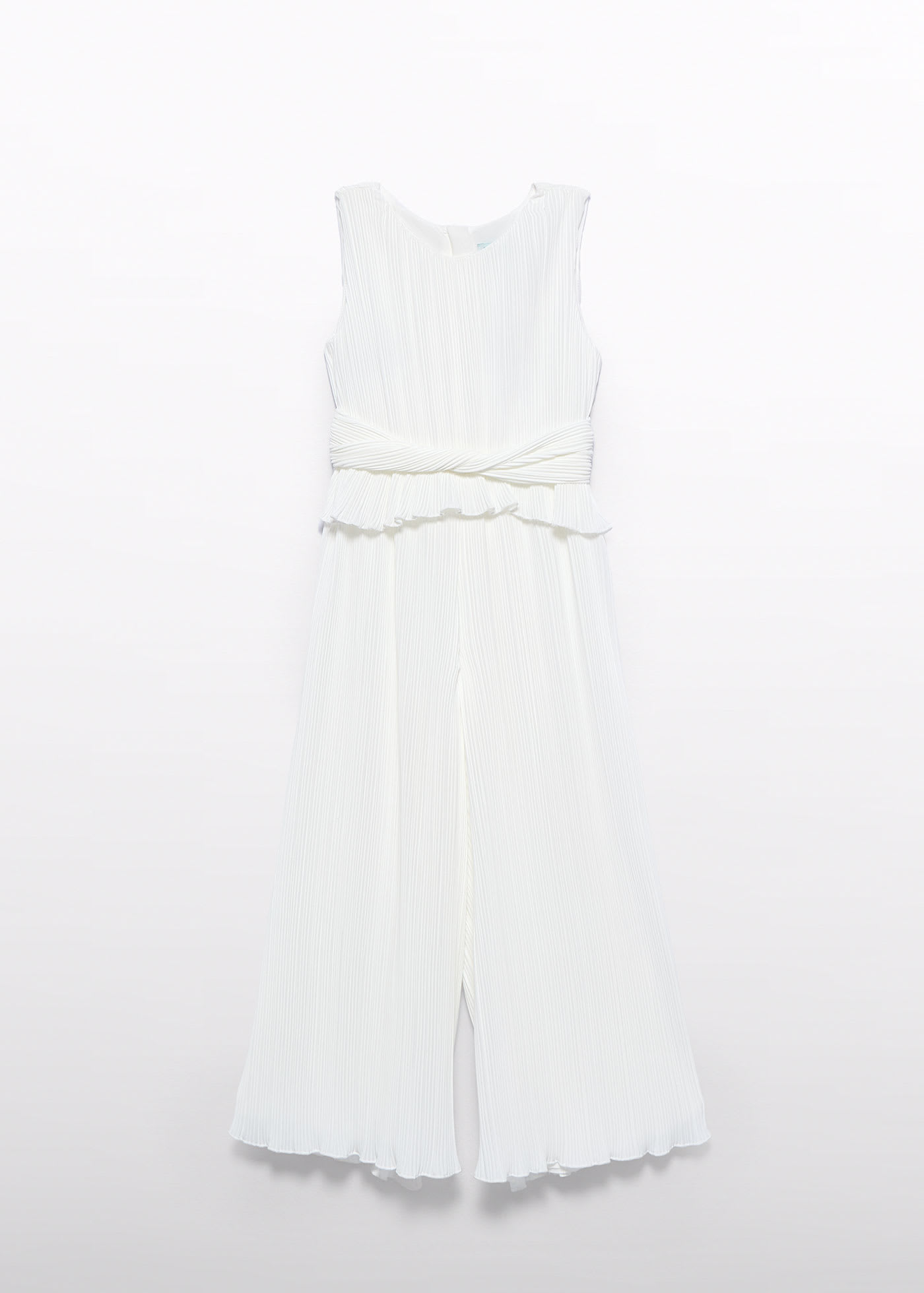 Tuta chiffon plissettata bambina