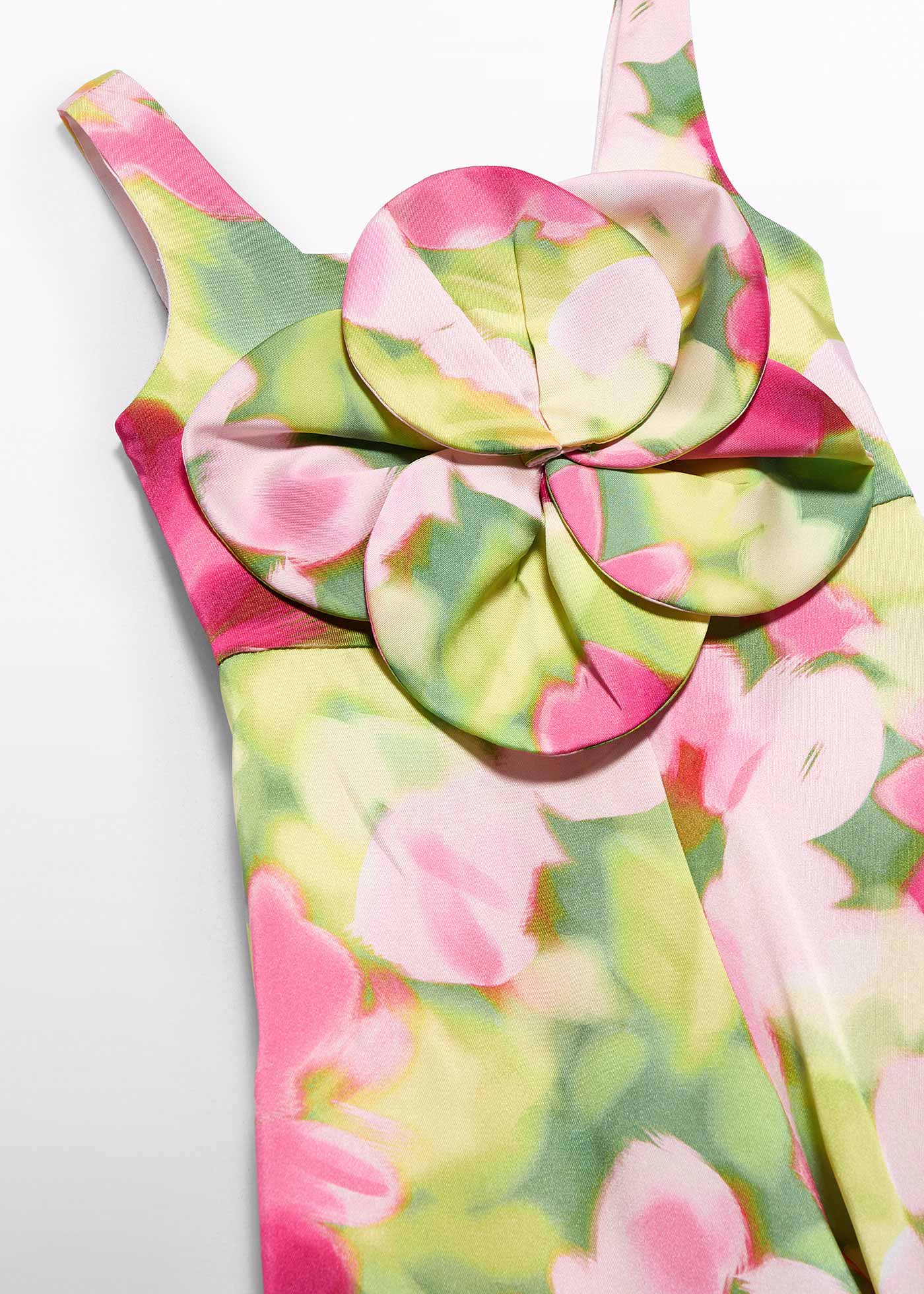 Girl watercolor print jumpsuit