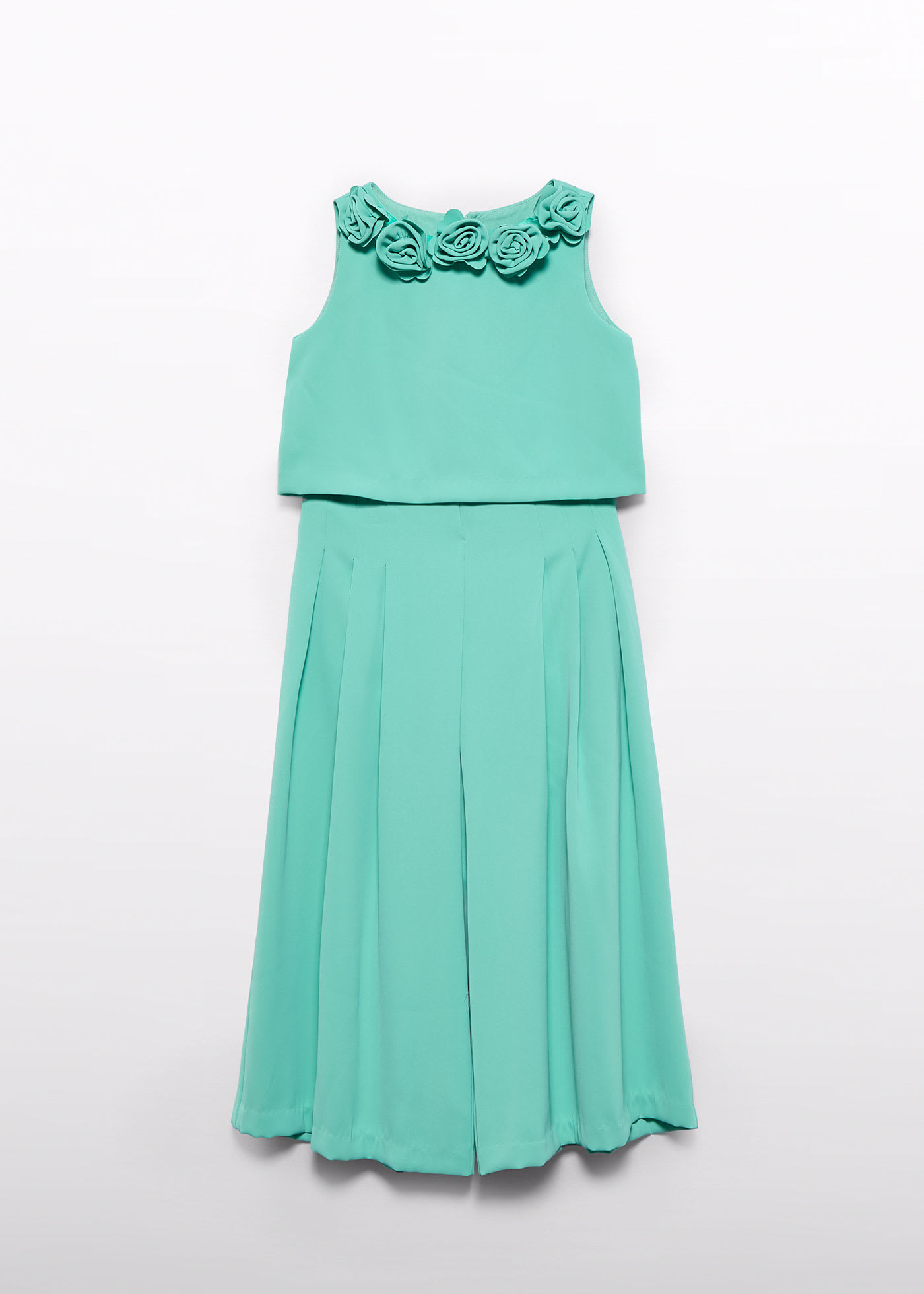 Conjunto calças crepe menina