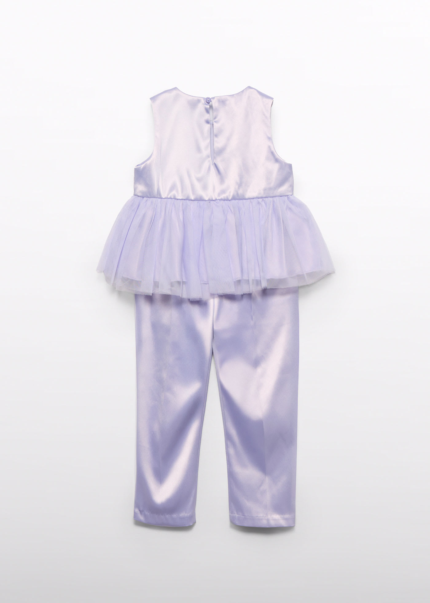 Girl satin pants set